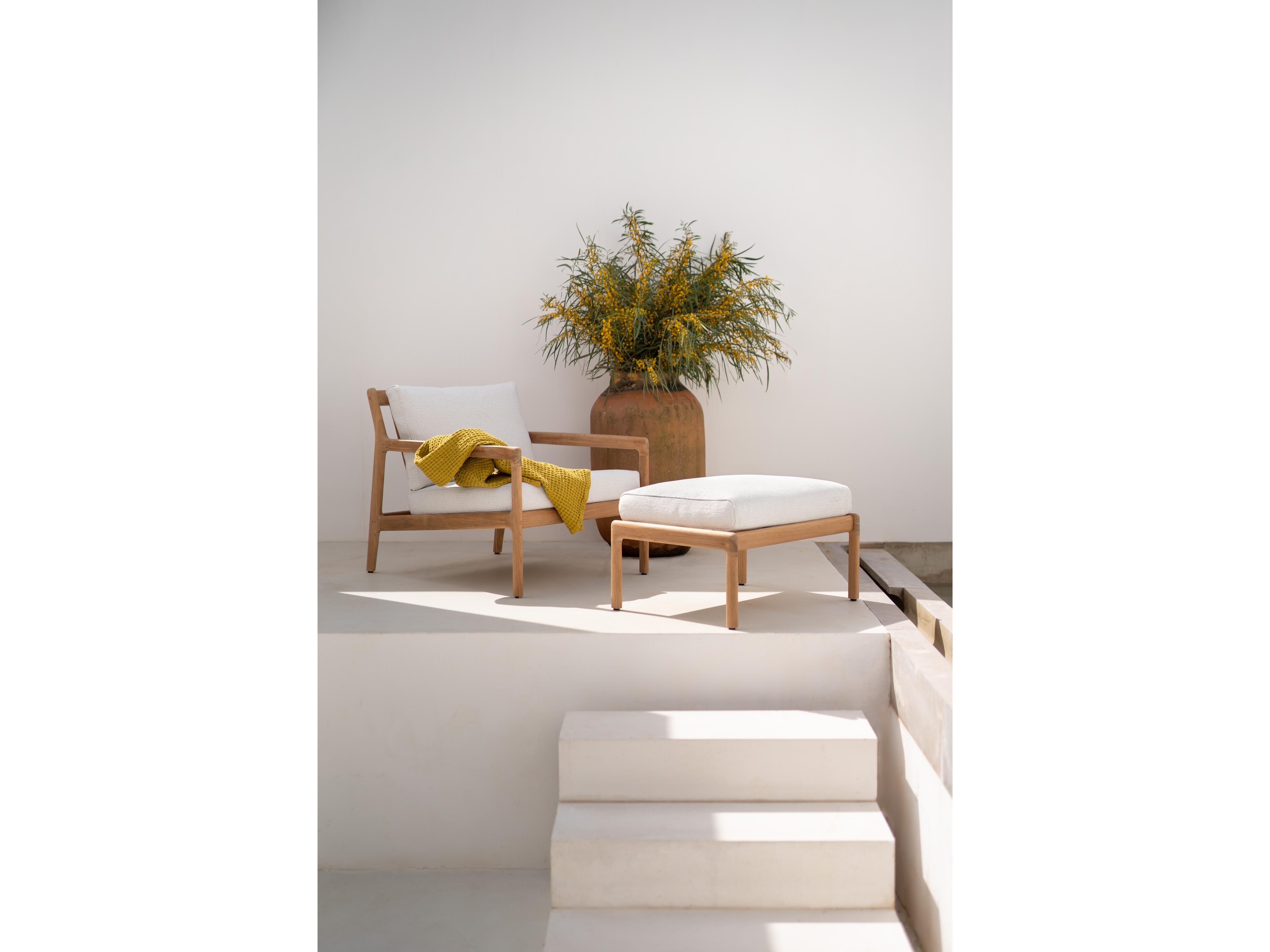 Ethnicraft Outdoor Jack Teak Cushion Lounge Set