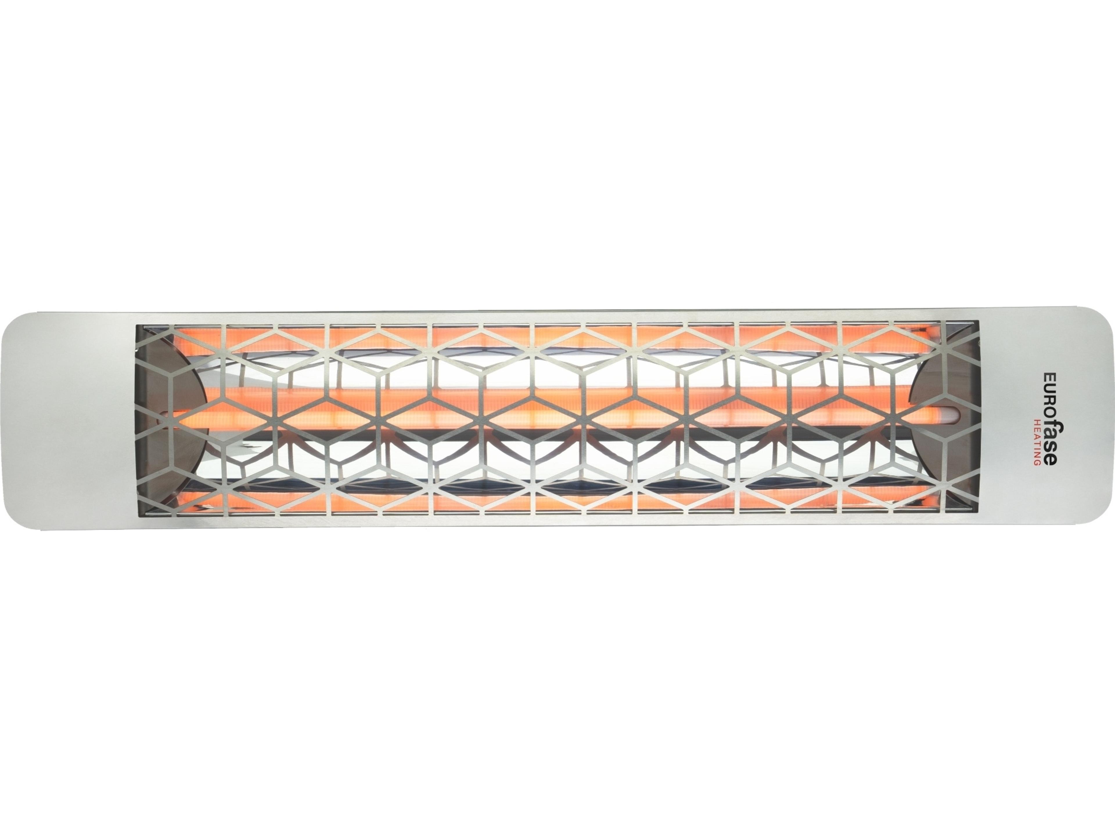 304 Stainless Steel 39 Inch Single Element 2500 Watt 208V Electric Patio Heater