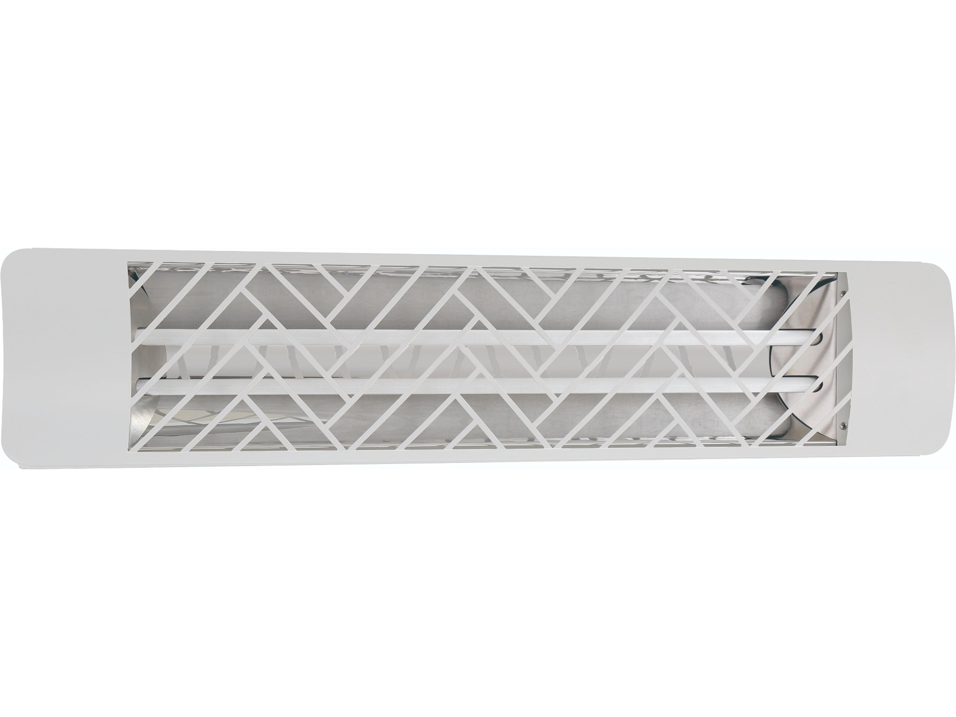 Eurofase Heating 4000 Watt Electric Infrared Dual Element Outdoor Patio Heater Decor Plate Clover 208V