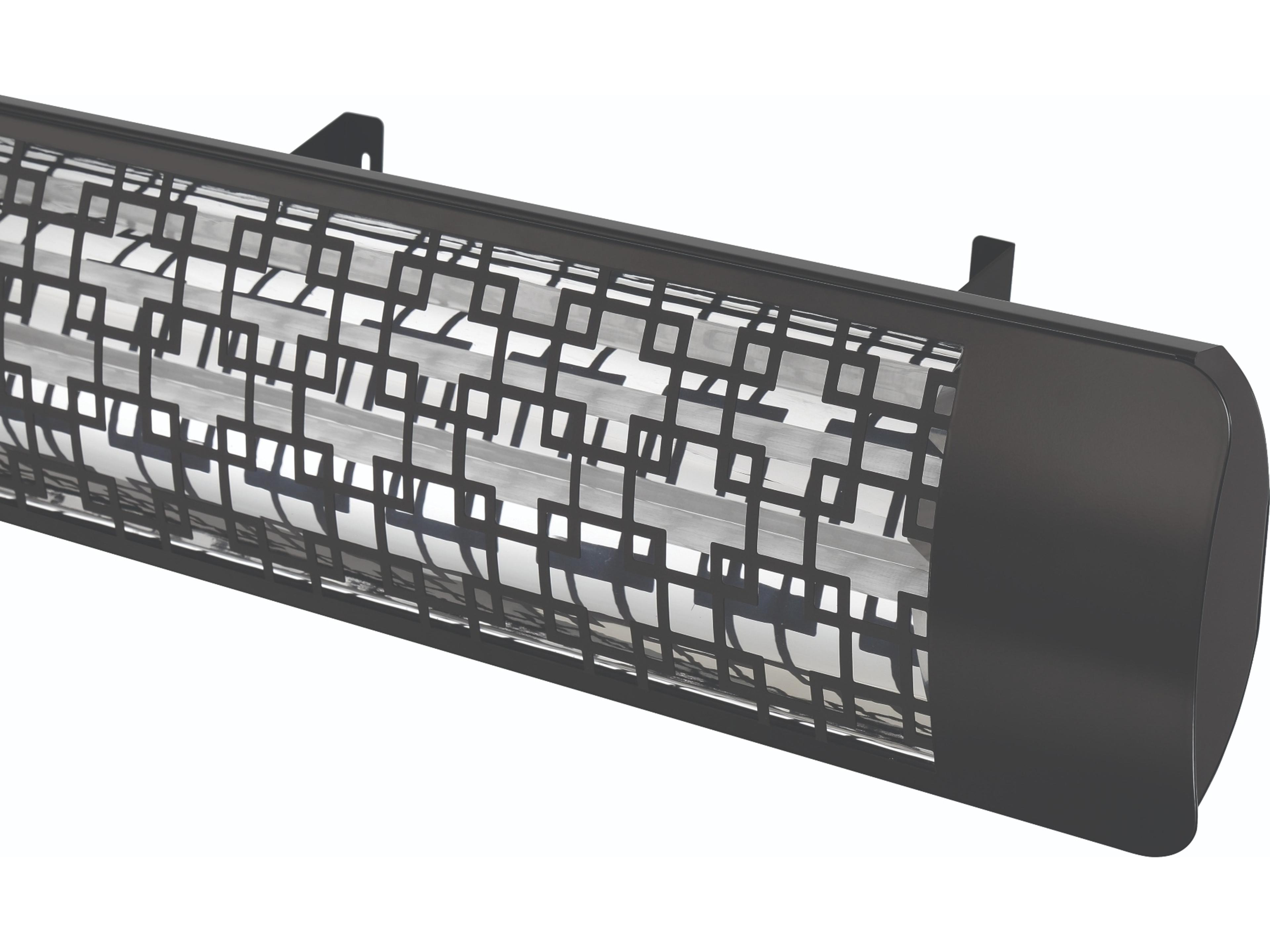 Eurofase Heating 4000 Watt Electric Infrared Dual Element Patio Heater Decor Plate Brix 240V