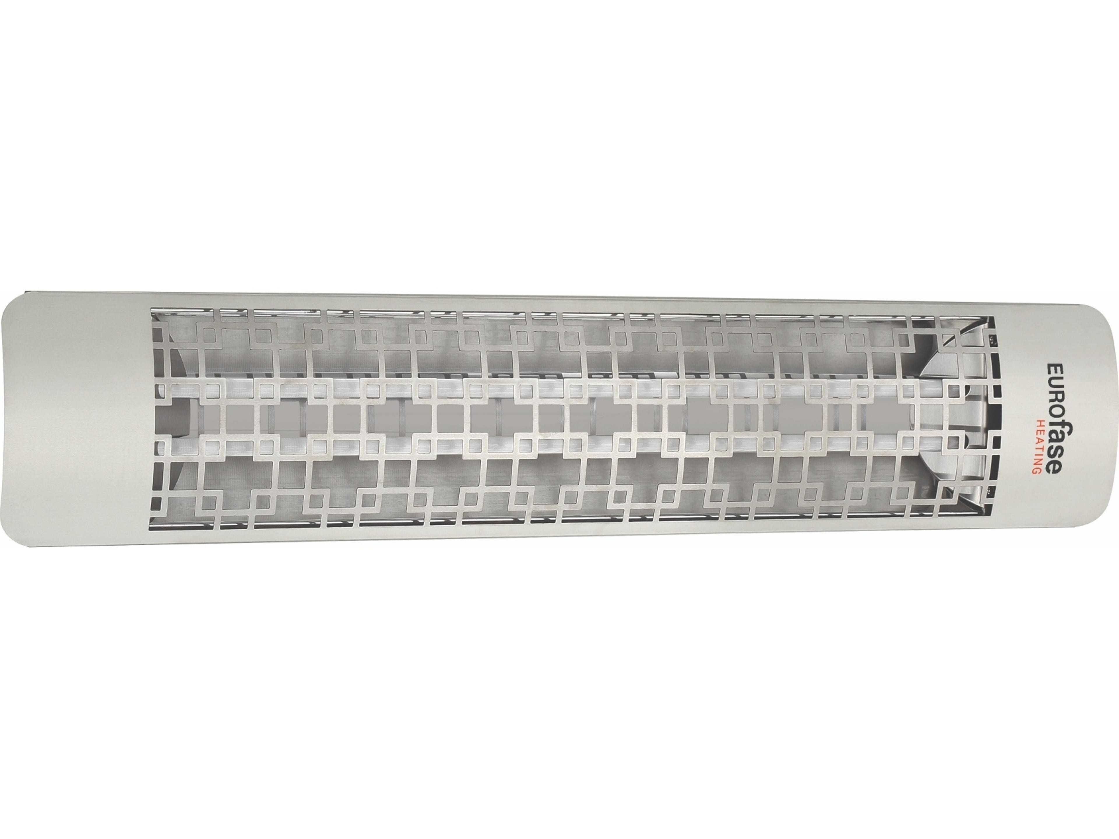 Eurofase Heating 4000 Watt Electric Infrared Dual Element Outdoor Patio Heater Decor Plate Brix 240V