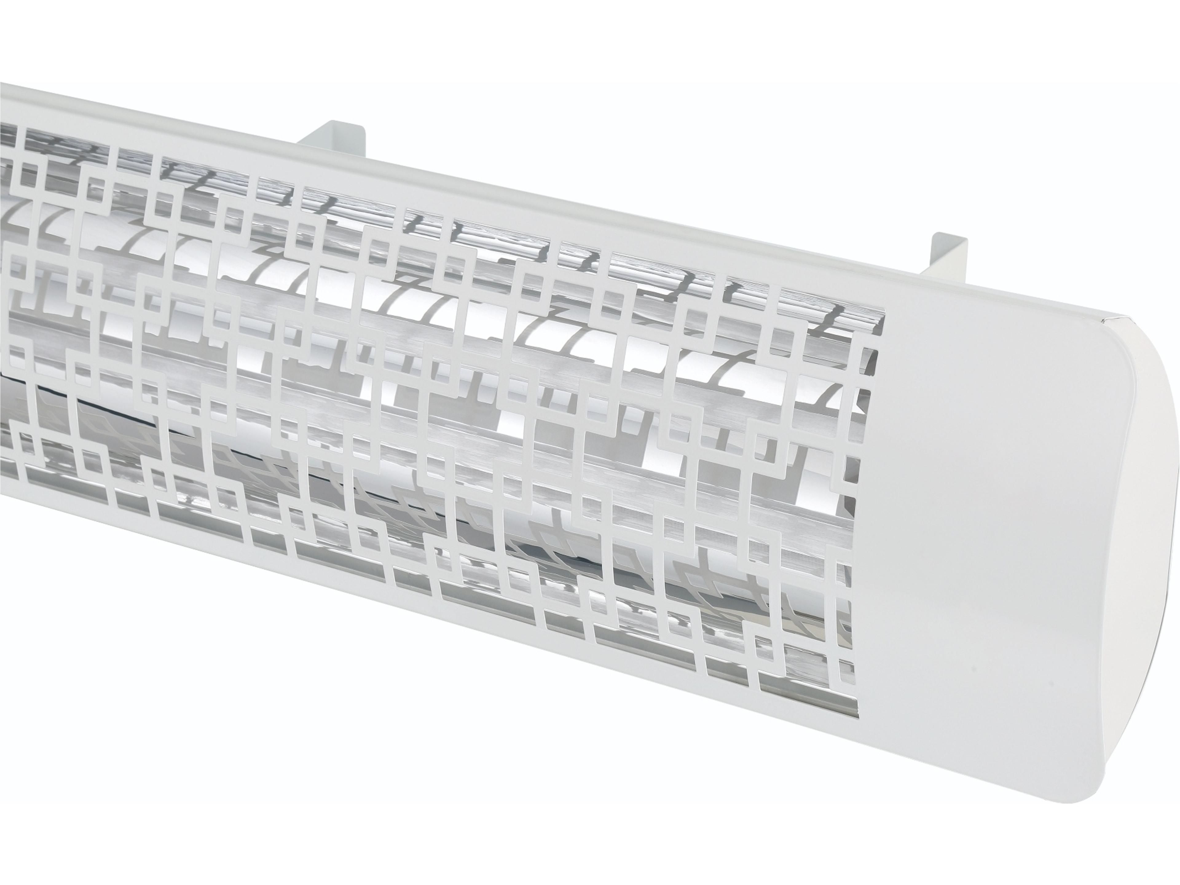 Eurofase Heating 4000 Watt Electric Infrared Dual Element Patio Heater Decor Plate Brix 240V