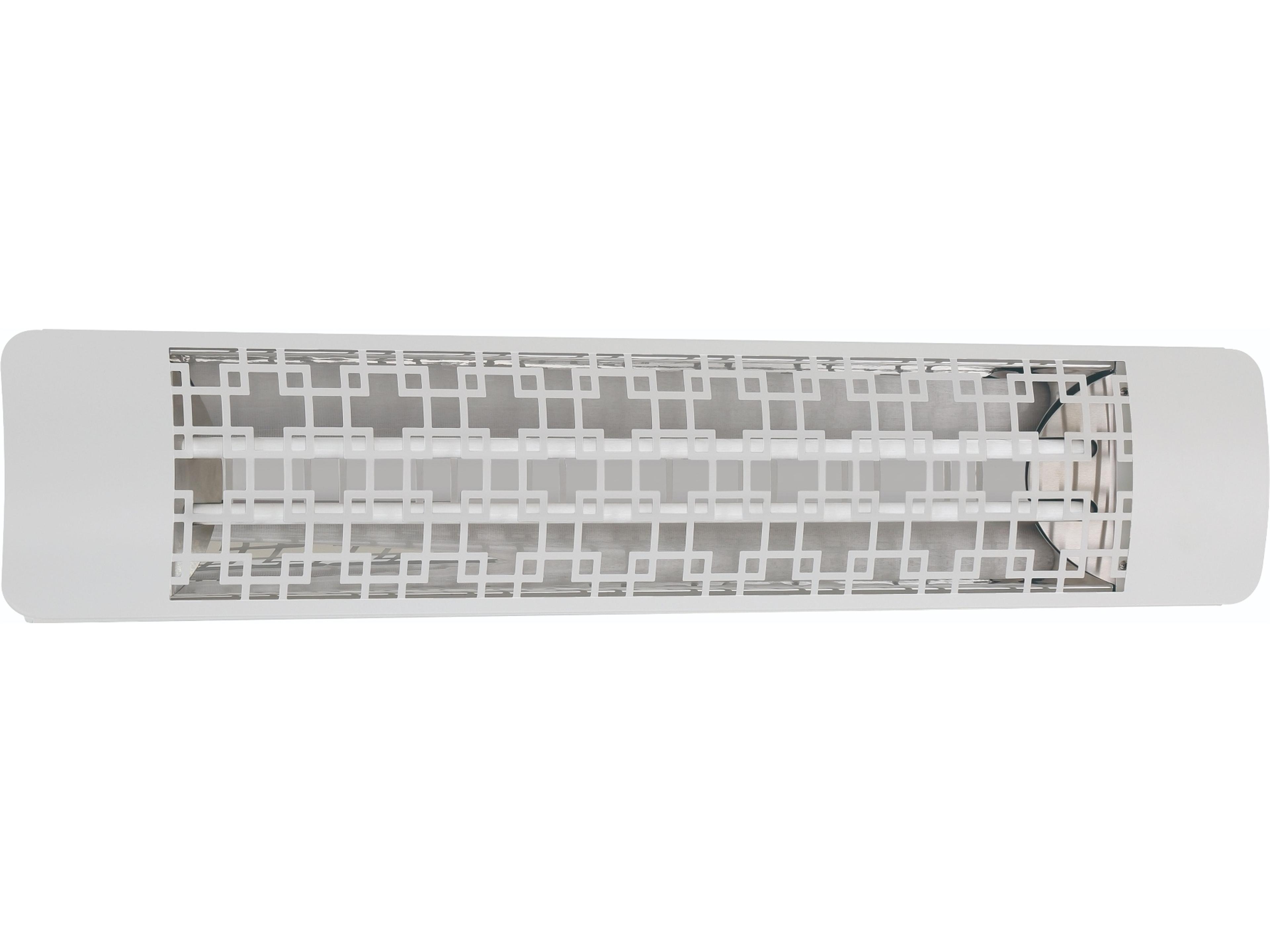 Eurofase Heating 4000 Watt Electric Infrared Dual Element Patio Heater Decor Plate Brix 240V