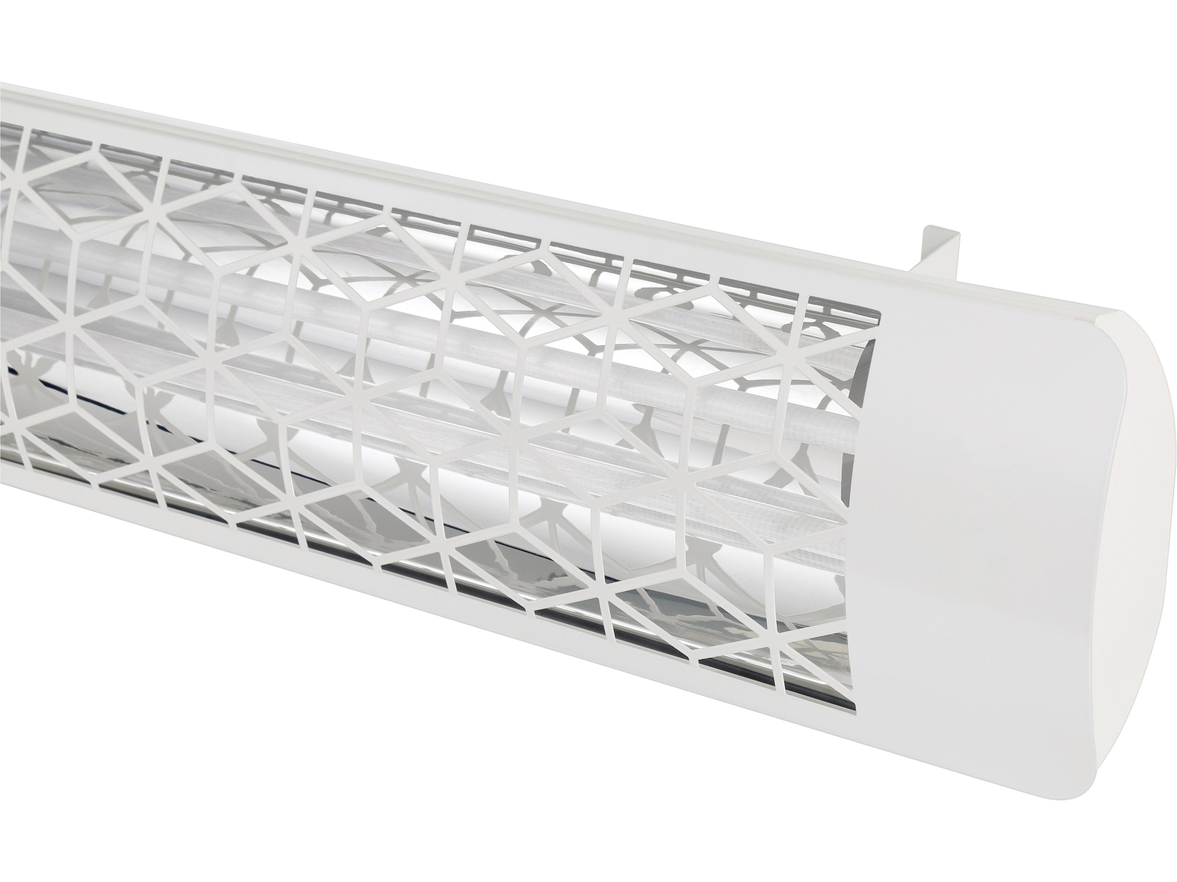 Eurofase Heating 6000 Watt Electric Infrared Dual Element Patio Heater Decor Plate Stella 240V