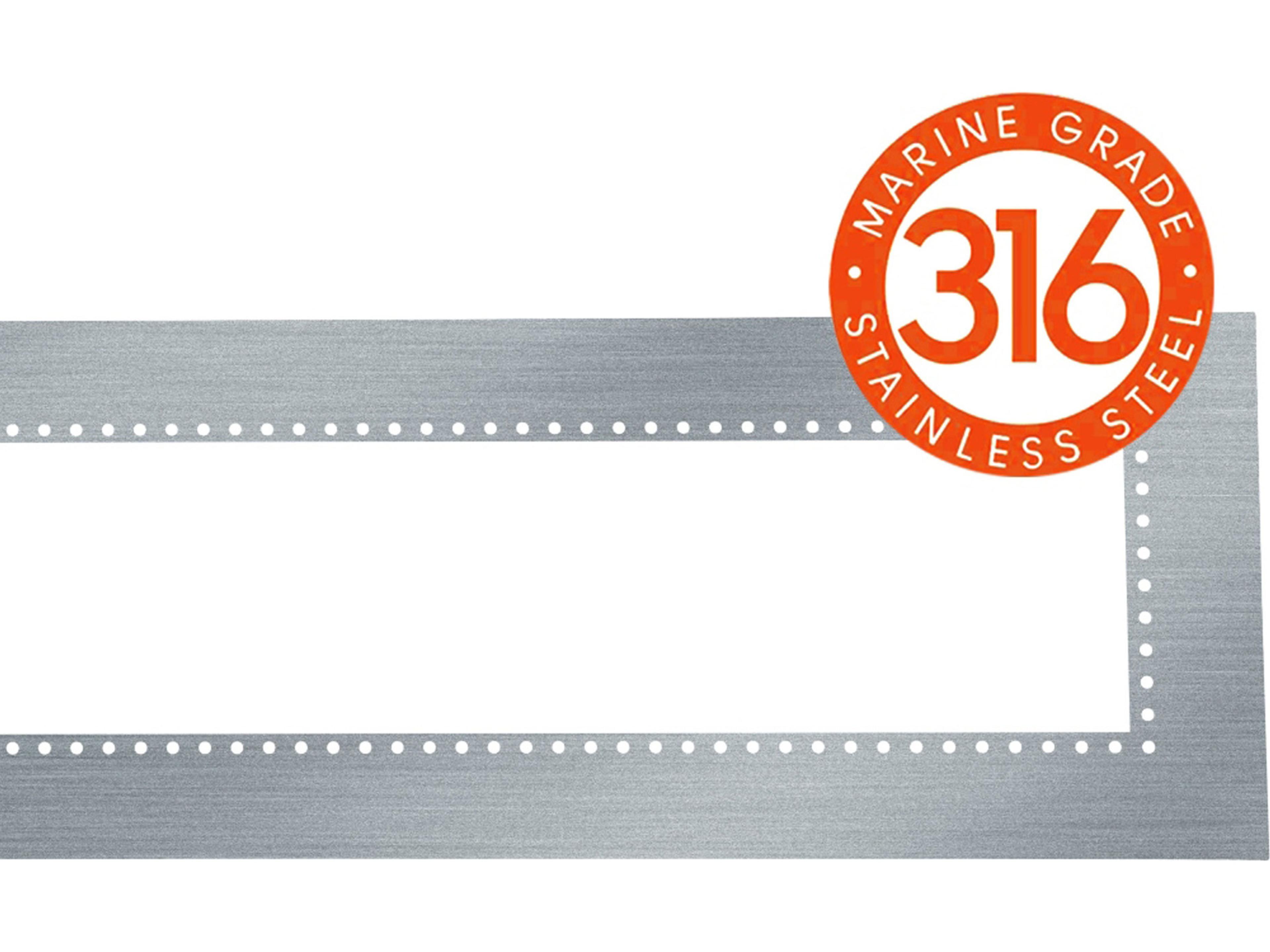 Flush Mount Kit 316 Marine Grade Stainless Steel Flush Mount Kit for 61" Patio Heaters