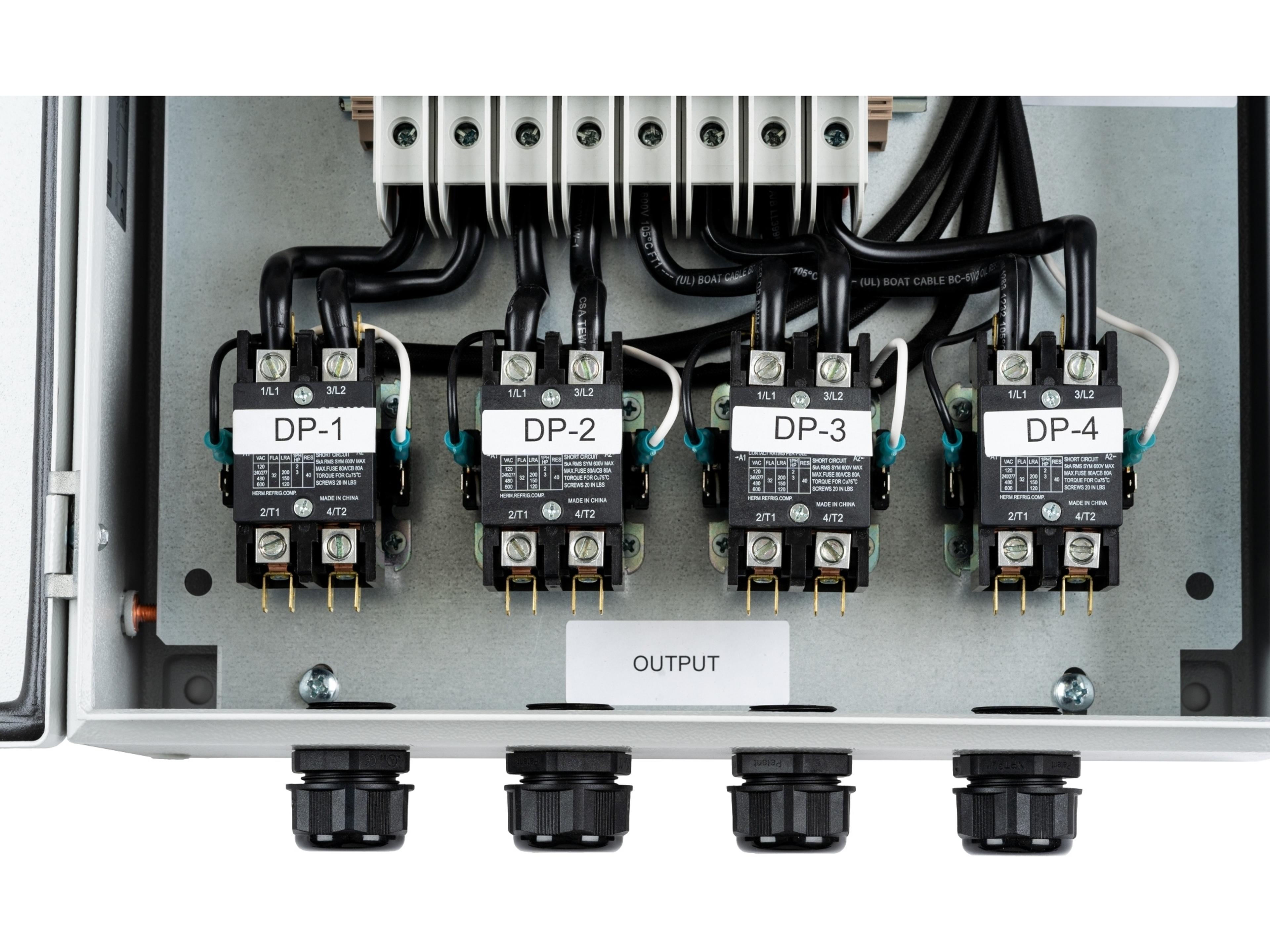 Eurofase Heating Four 40 Amp 240 Volt To 480 Volt Contactor