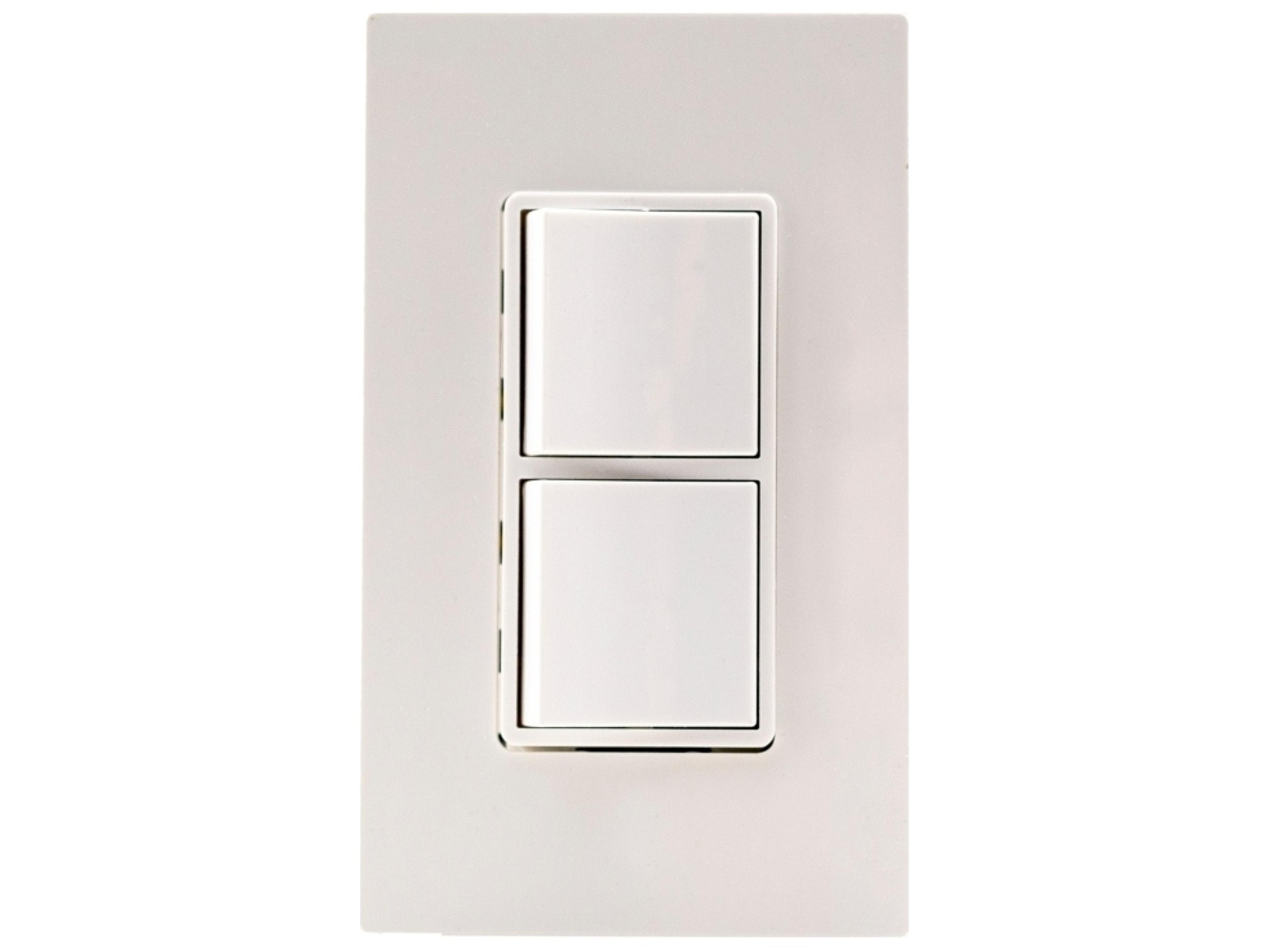 Single Duplex Switch Wall Plate and Gang Box 20 Amp Per Pole-