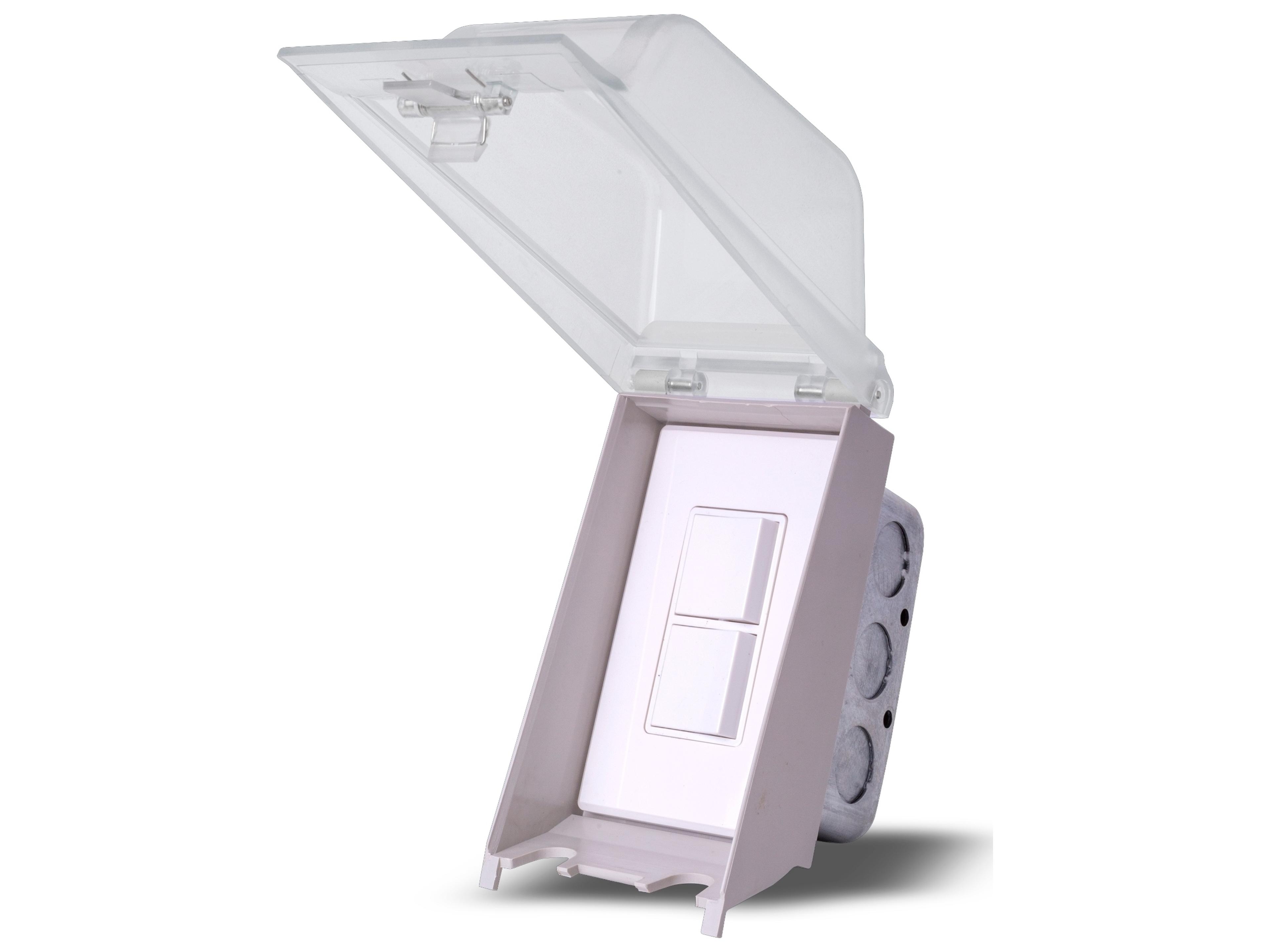 Eurofase Heating Single Duplex Switch Weatherproof Flush Mount and Gang Box 20 Amp Per Pole