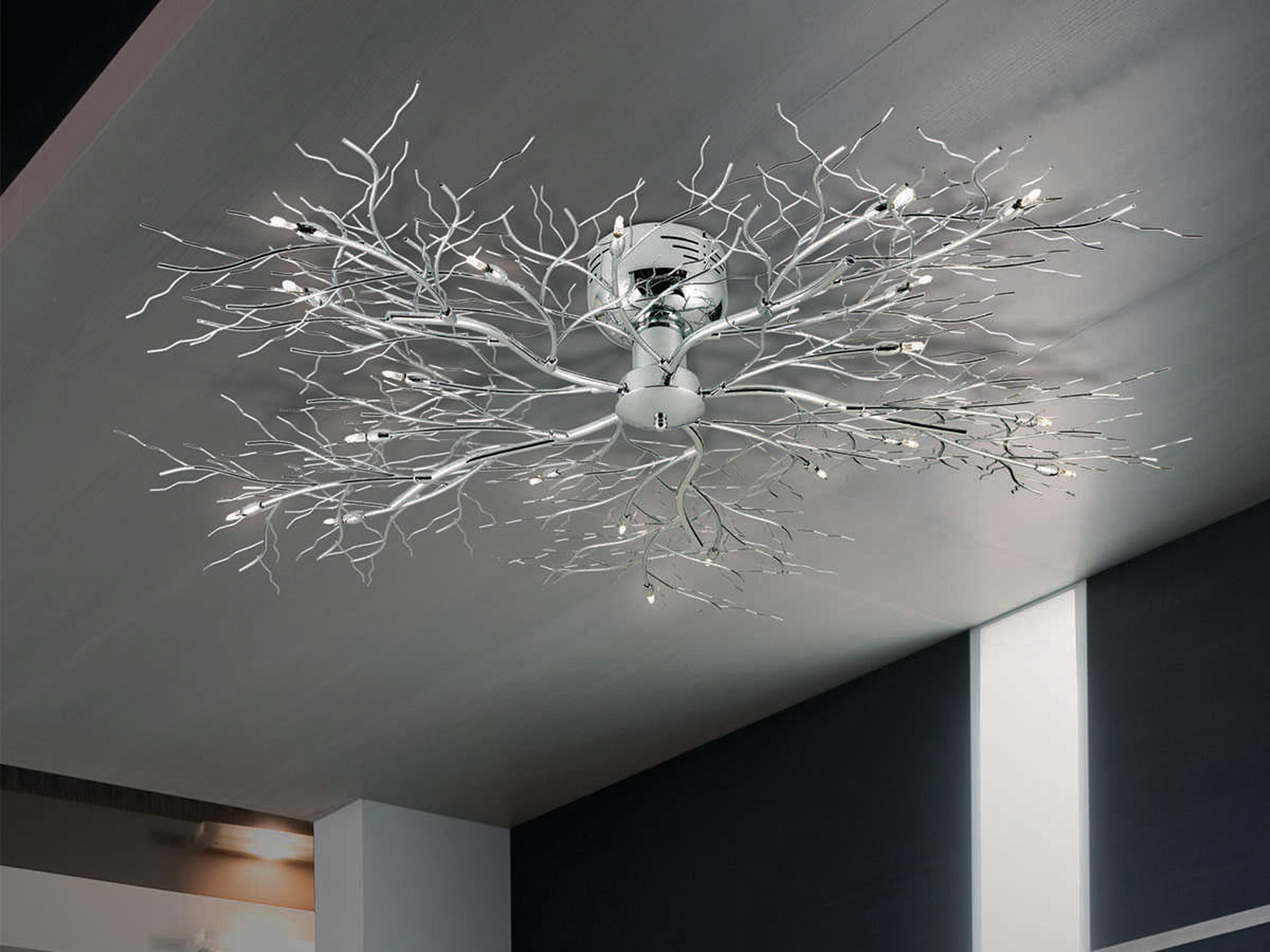 Eurofase Autumn 20-Light Chrome Semi Flush Mount