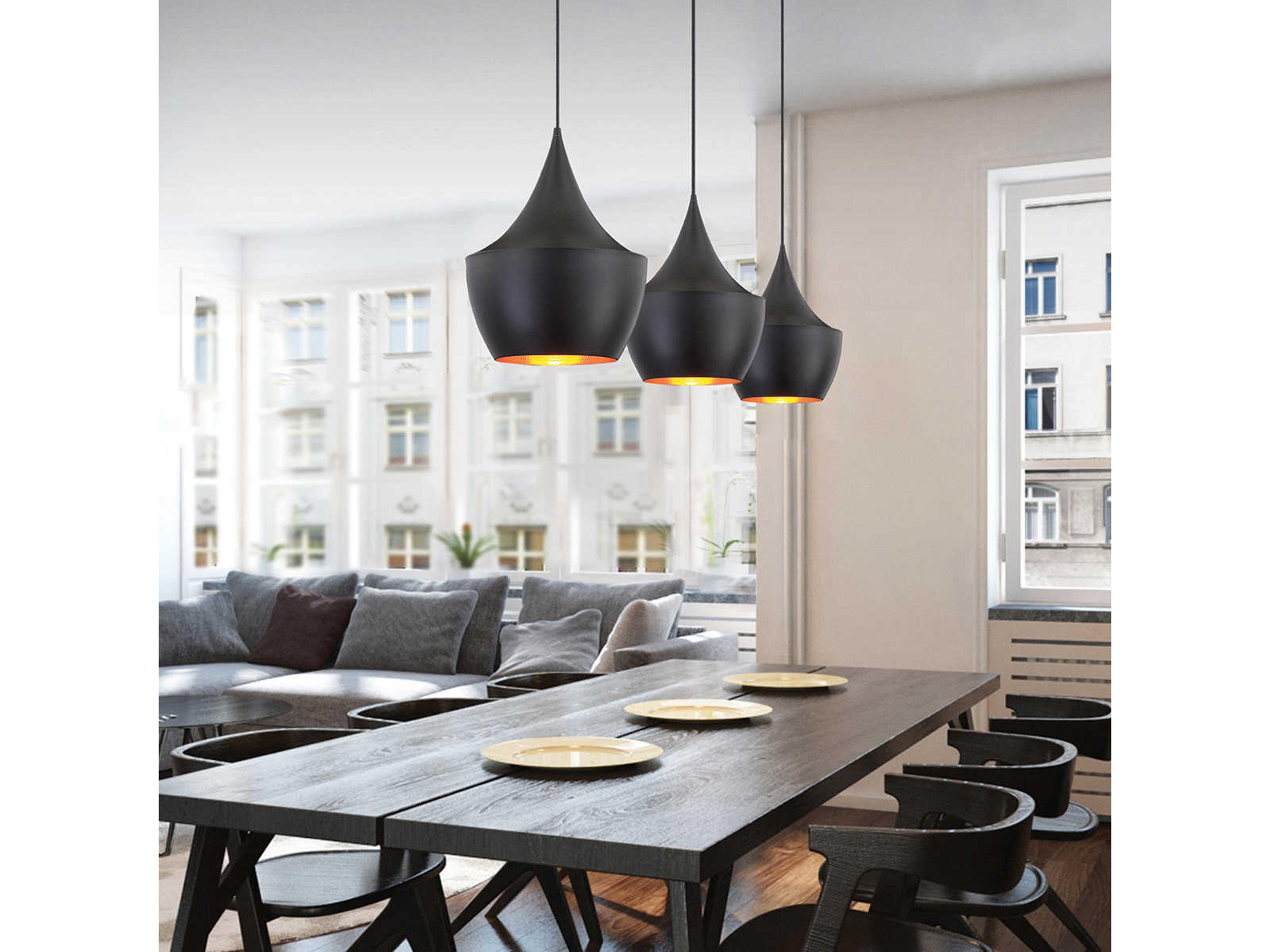 Eurofase Piquito 1-Light Black Mini Pendant