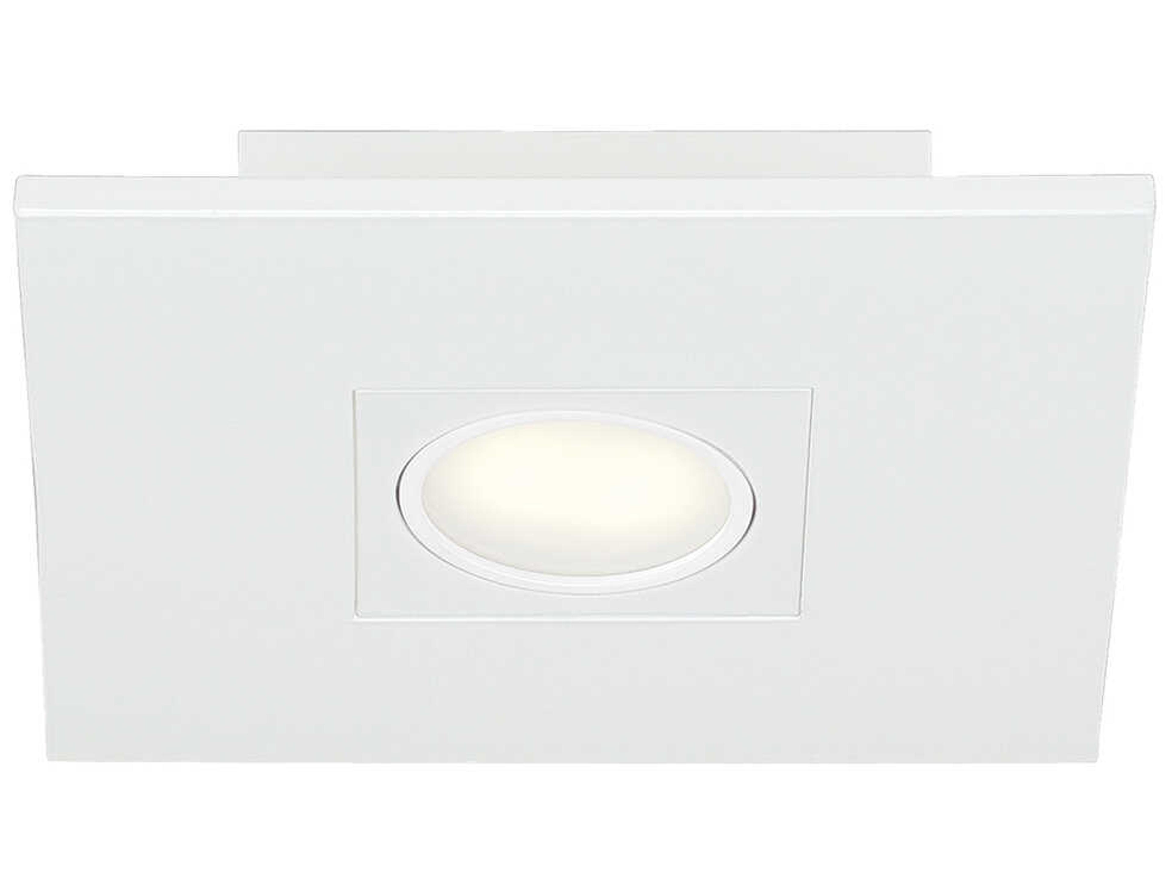 Venue 1-Light Metal White Flush Mount