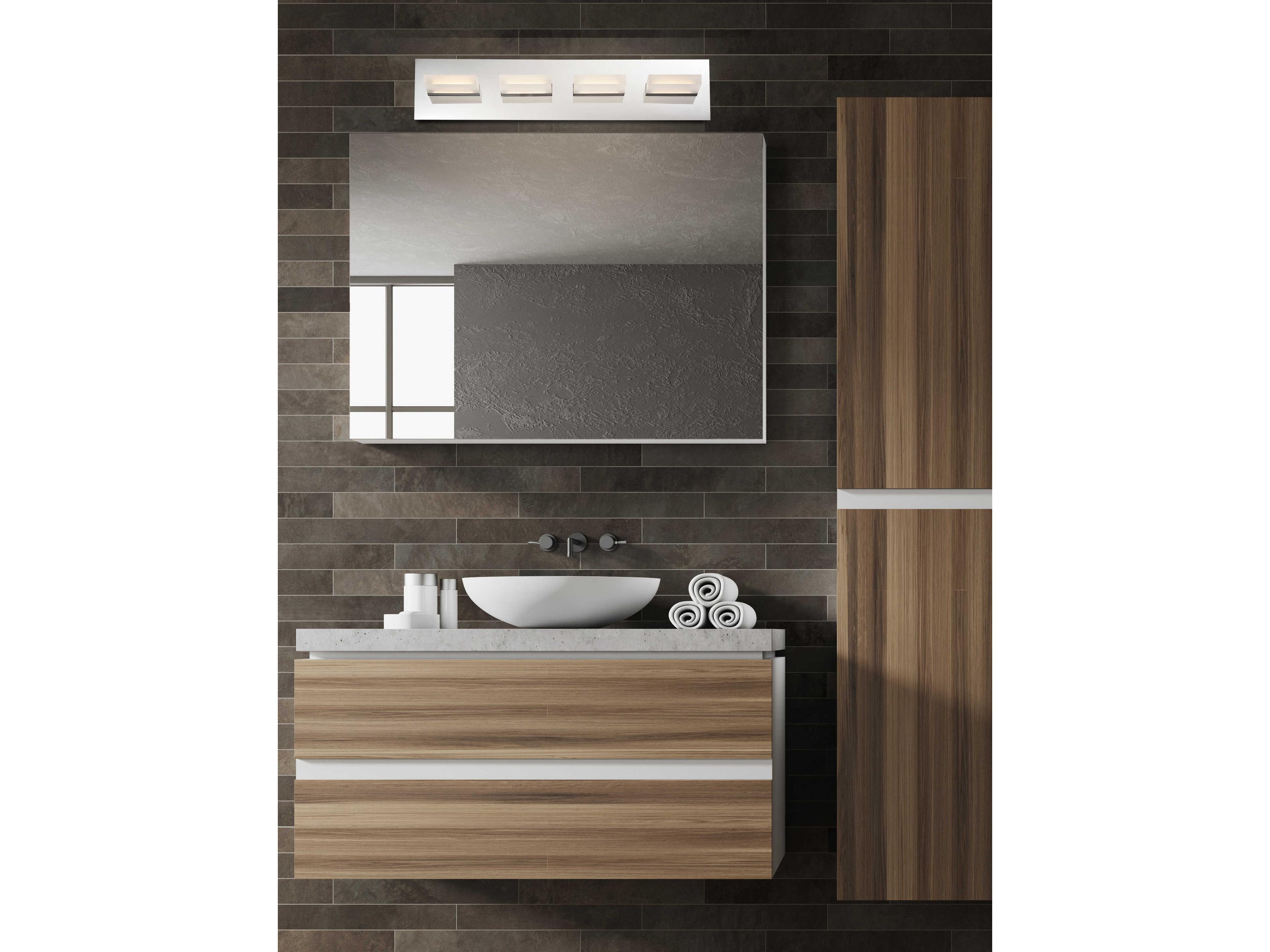 Eurofase Olson 4-Light Chrome LED Vanity Light