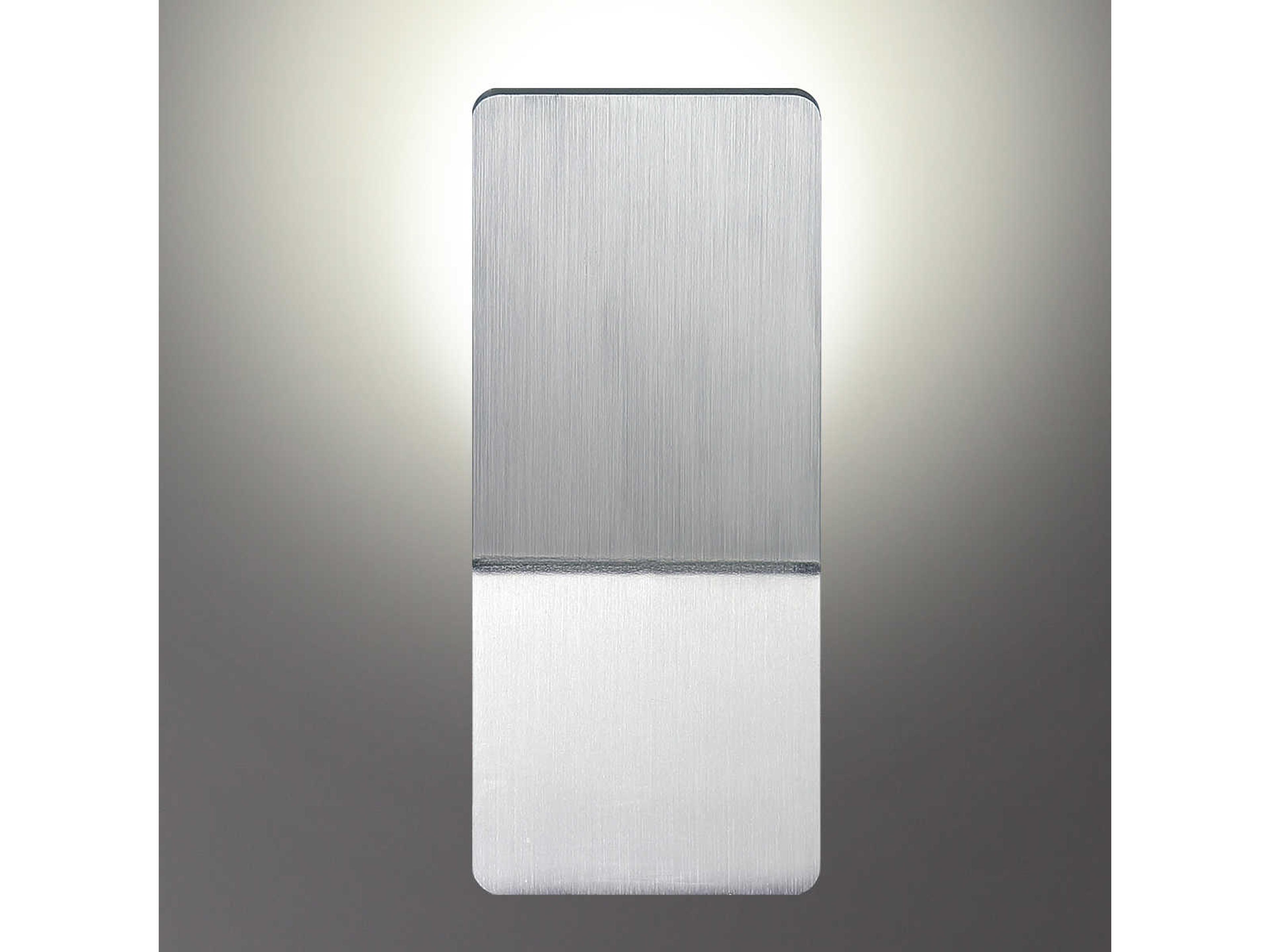 Eurofase Delroy Aluminum Silver LED Wall Sconce