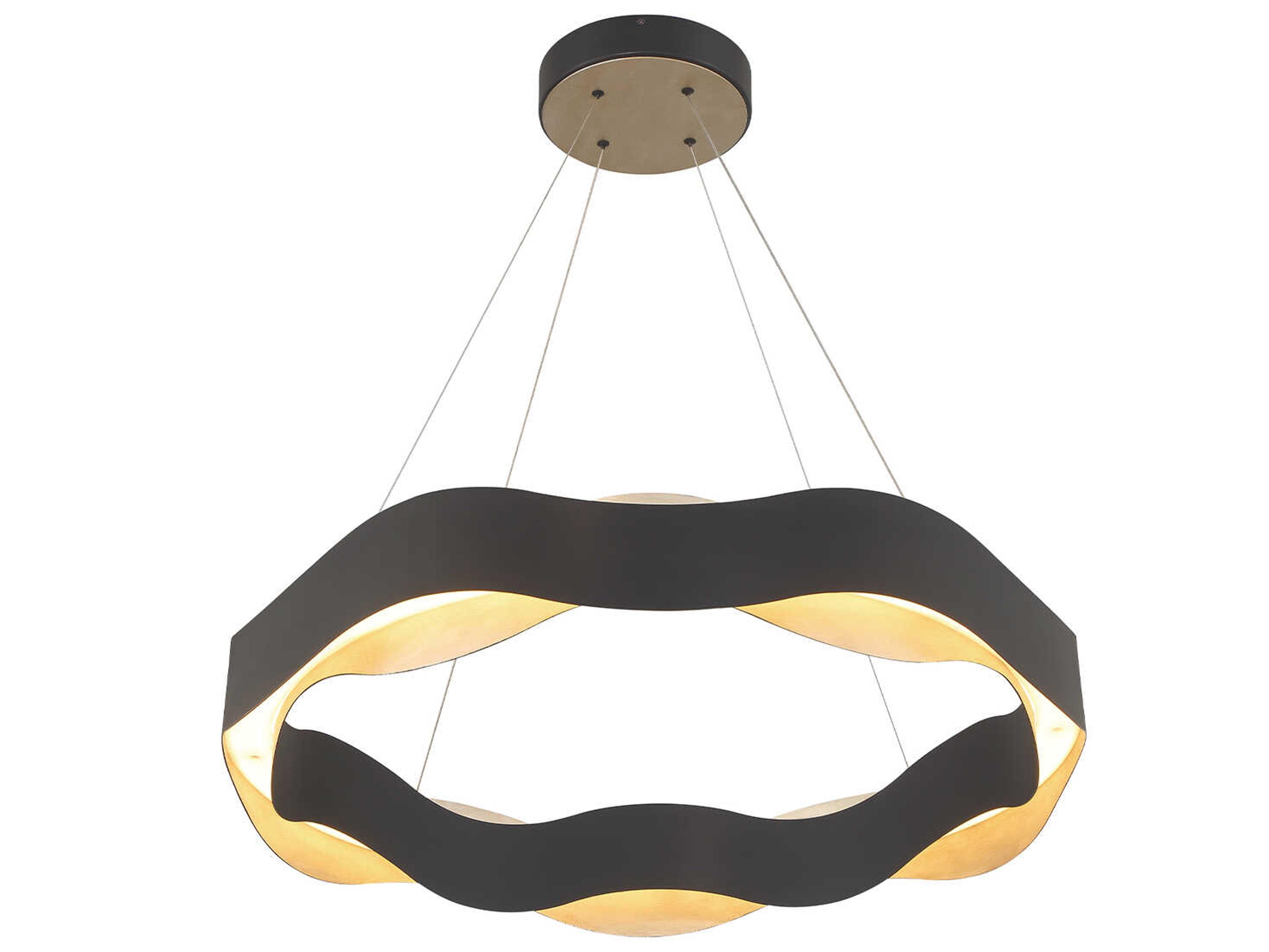 Eurofase Vaughan 1-Light Black Nickel LED Pendant