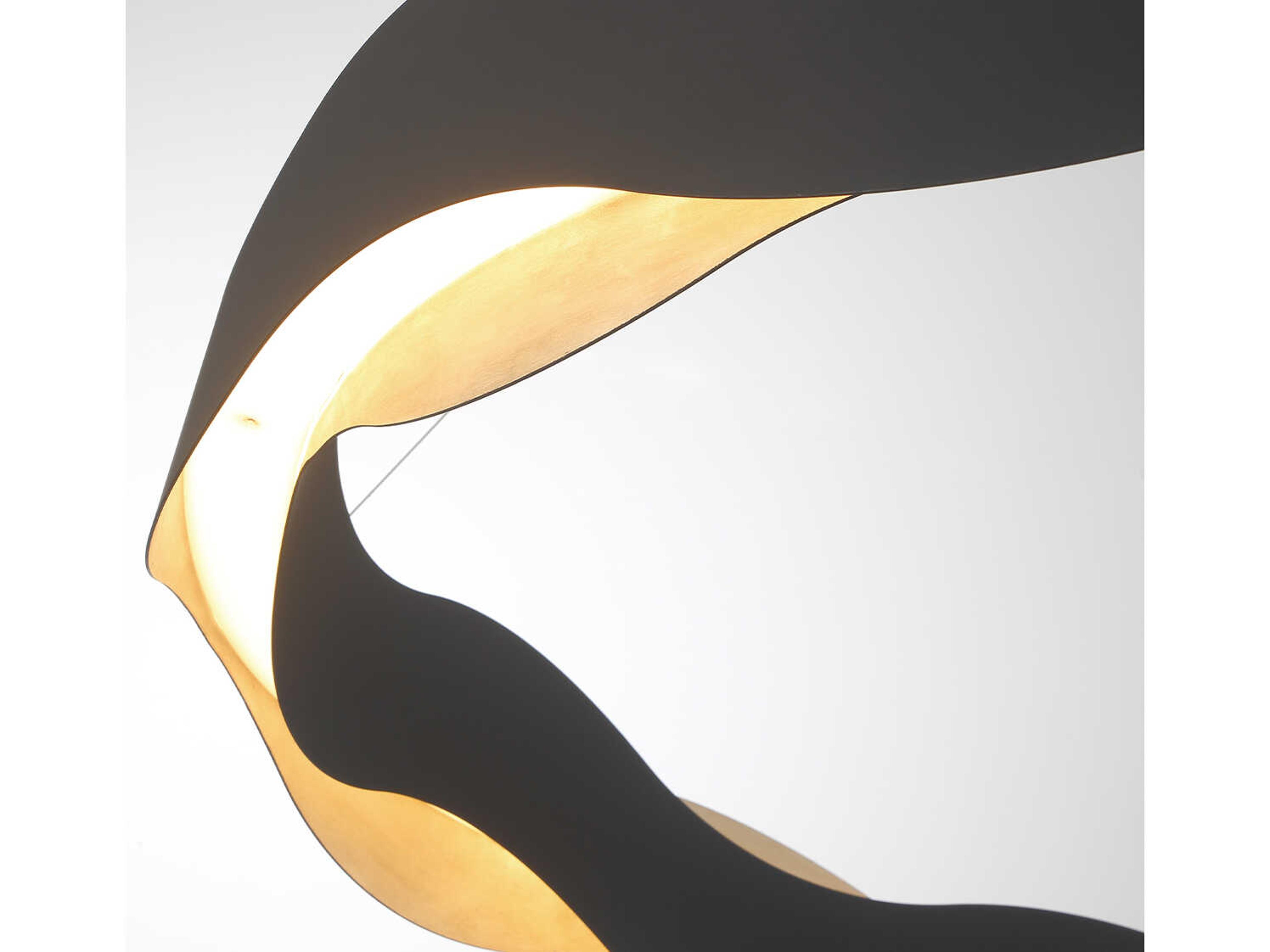 Eurofase Vaughan 1-Light Black Nickel LED Pendant