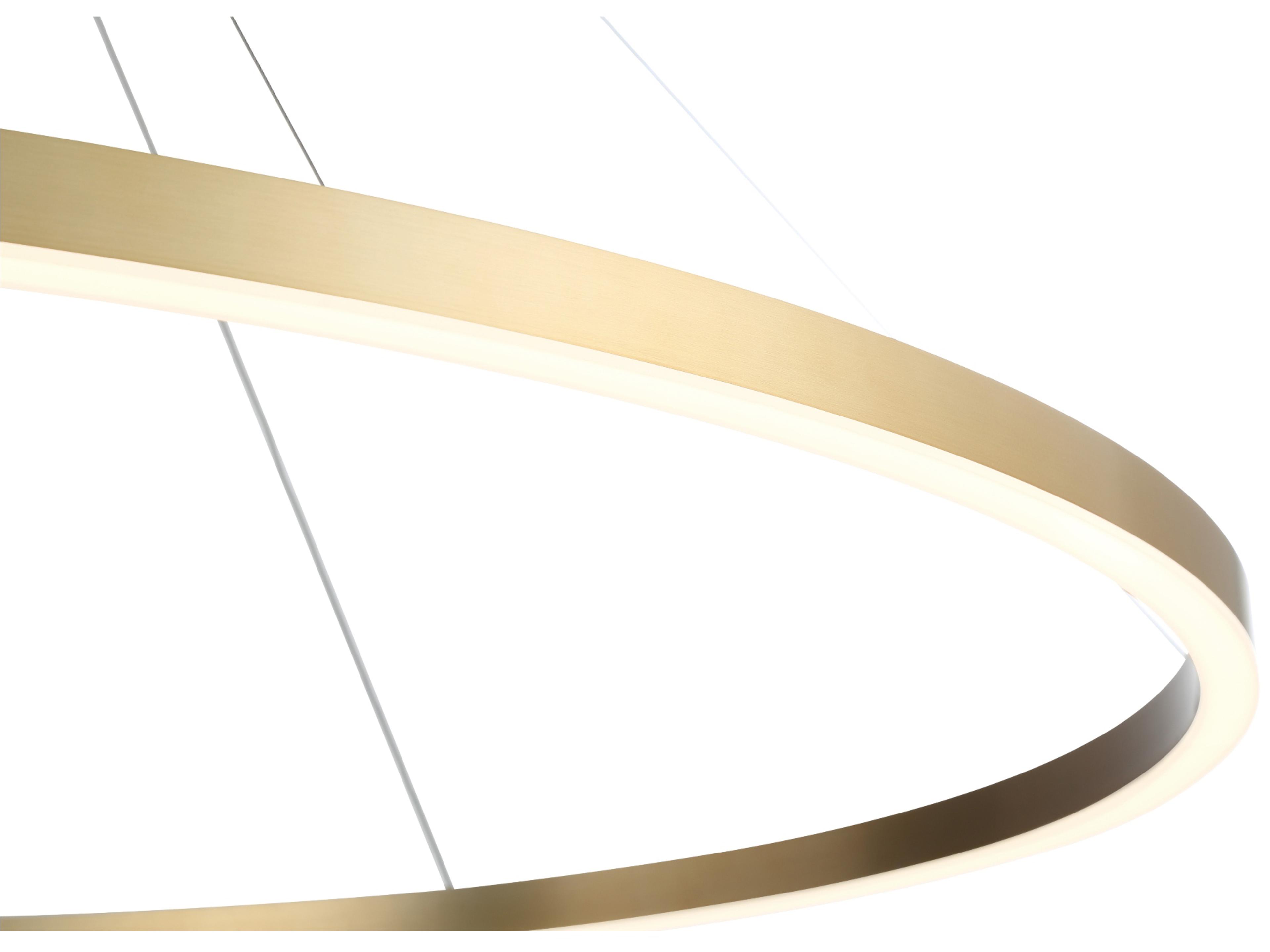 Eurofase Spunto 1-Light Gold Round Pendant