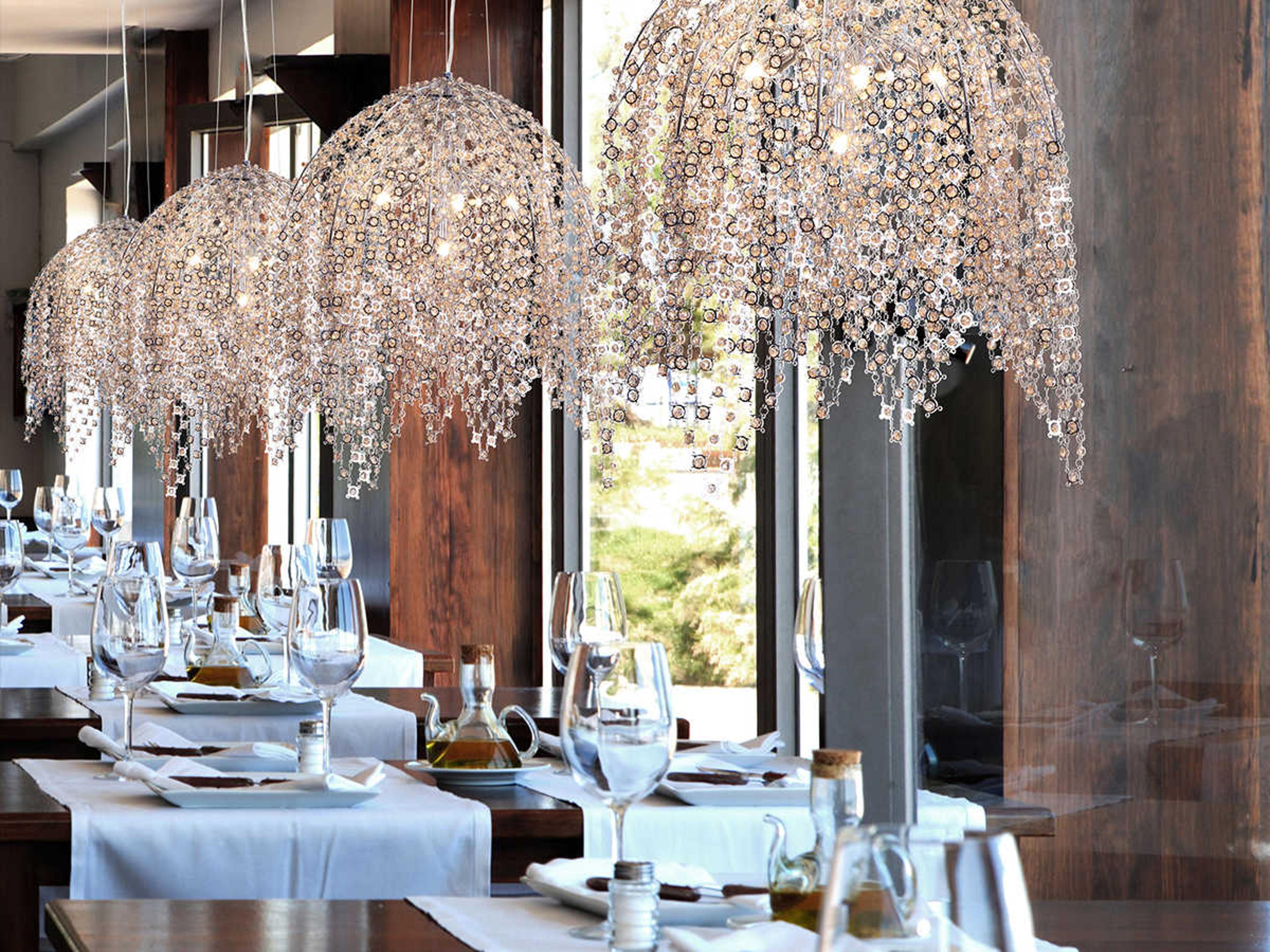 Eurofase Danza 6-Light Chrome Crystal Pendant