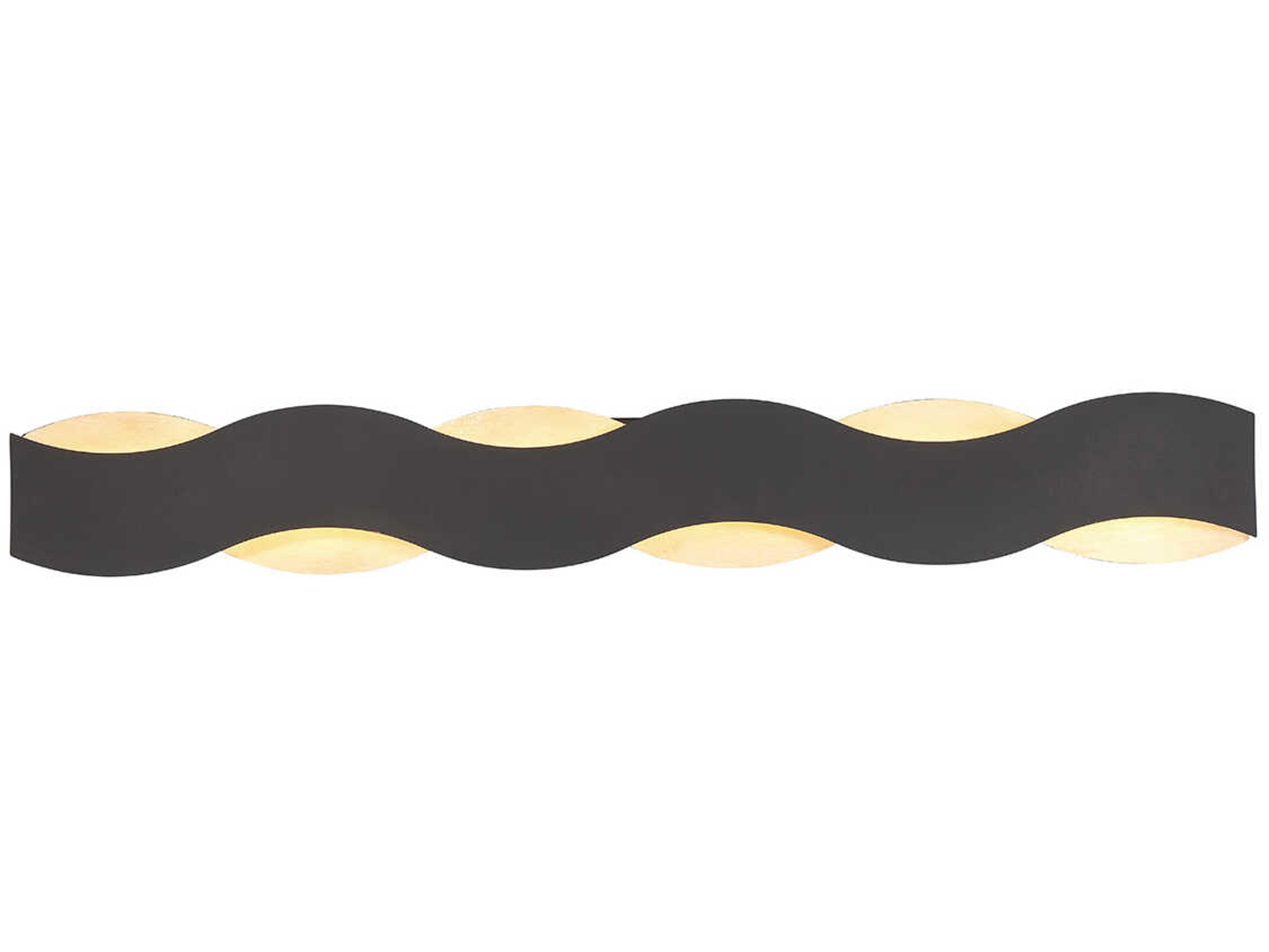 Vaughan 1-Light Black Nickel LED Vanity Light