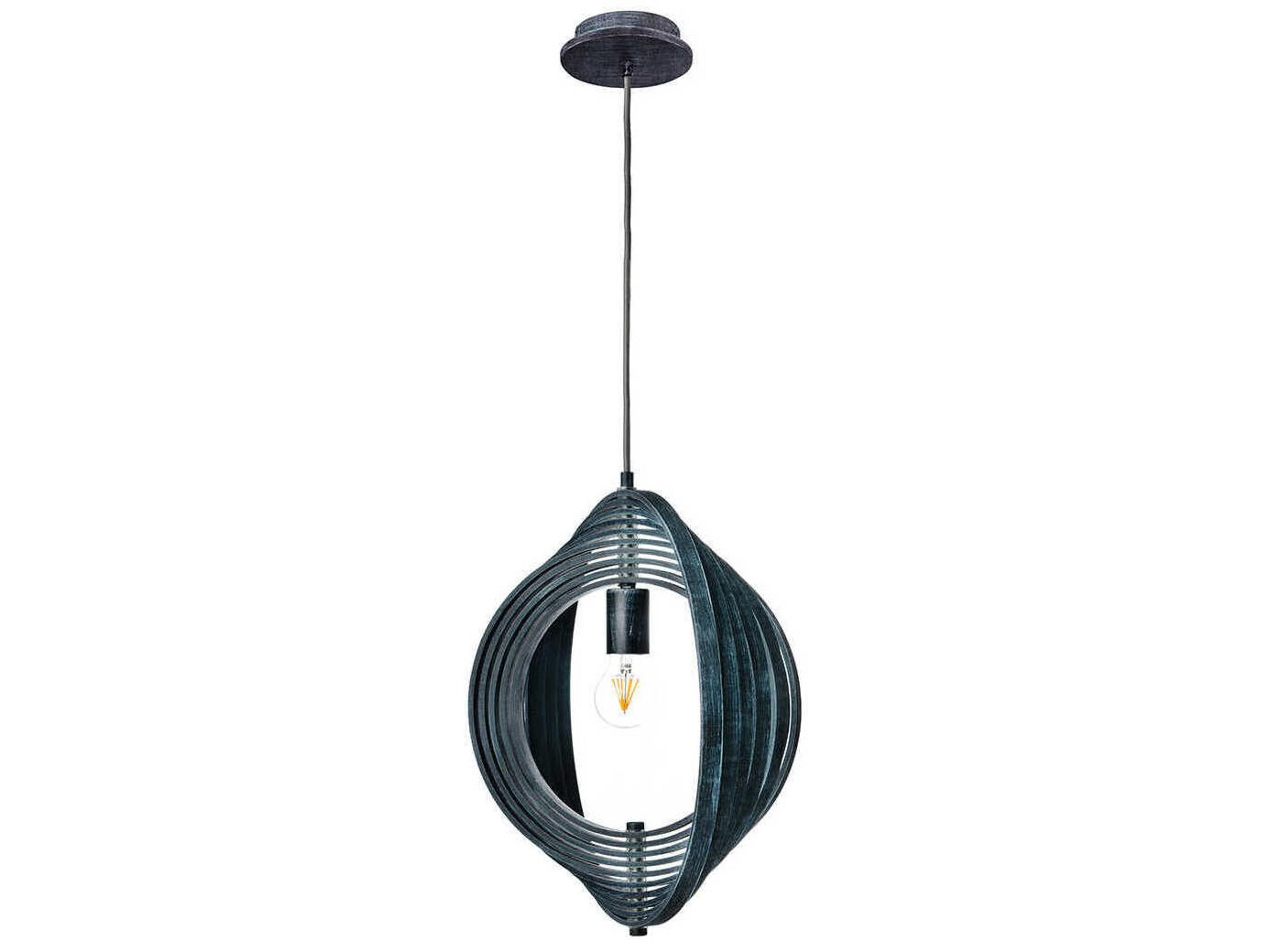 Eurofase Abruzzo 1-Light Blue Globe Pendant