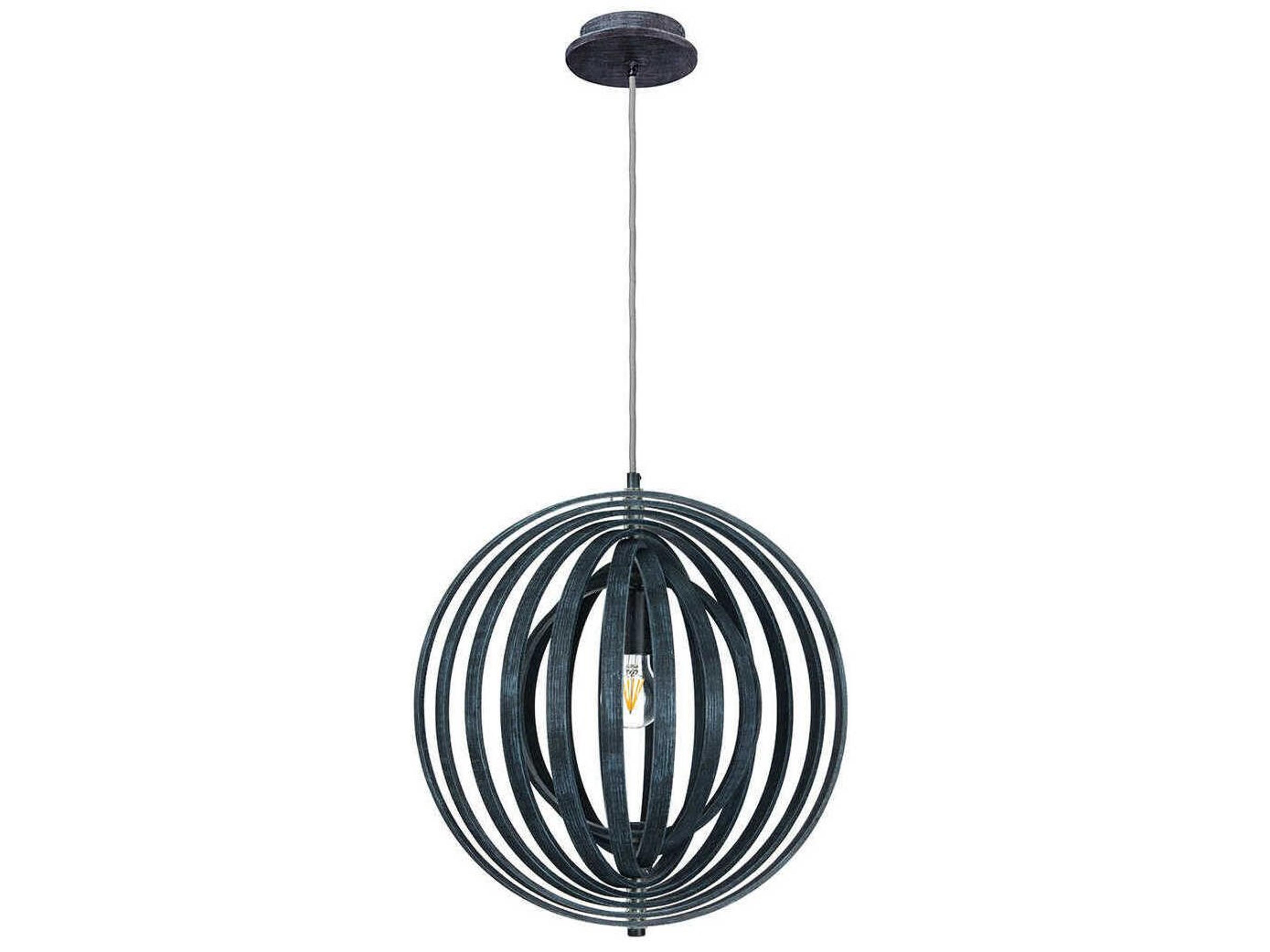 Eurofase Abruzzo 1-Light Blue Globe Pendant