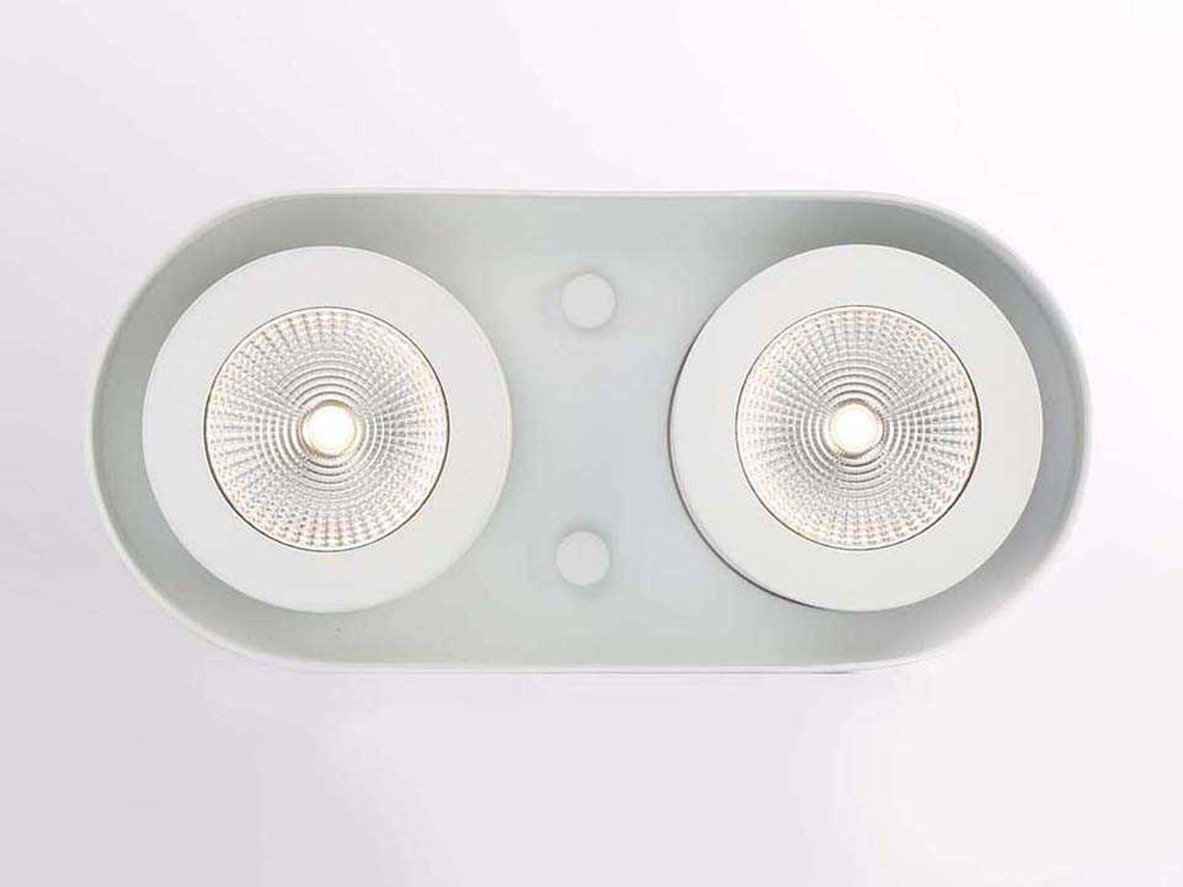 Eurofase Nymark 2-Light White LED Round Flush Mount