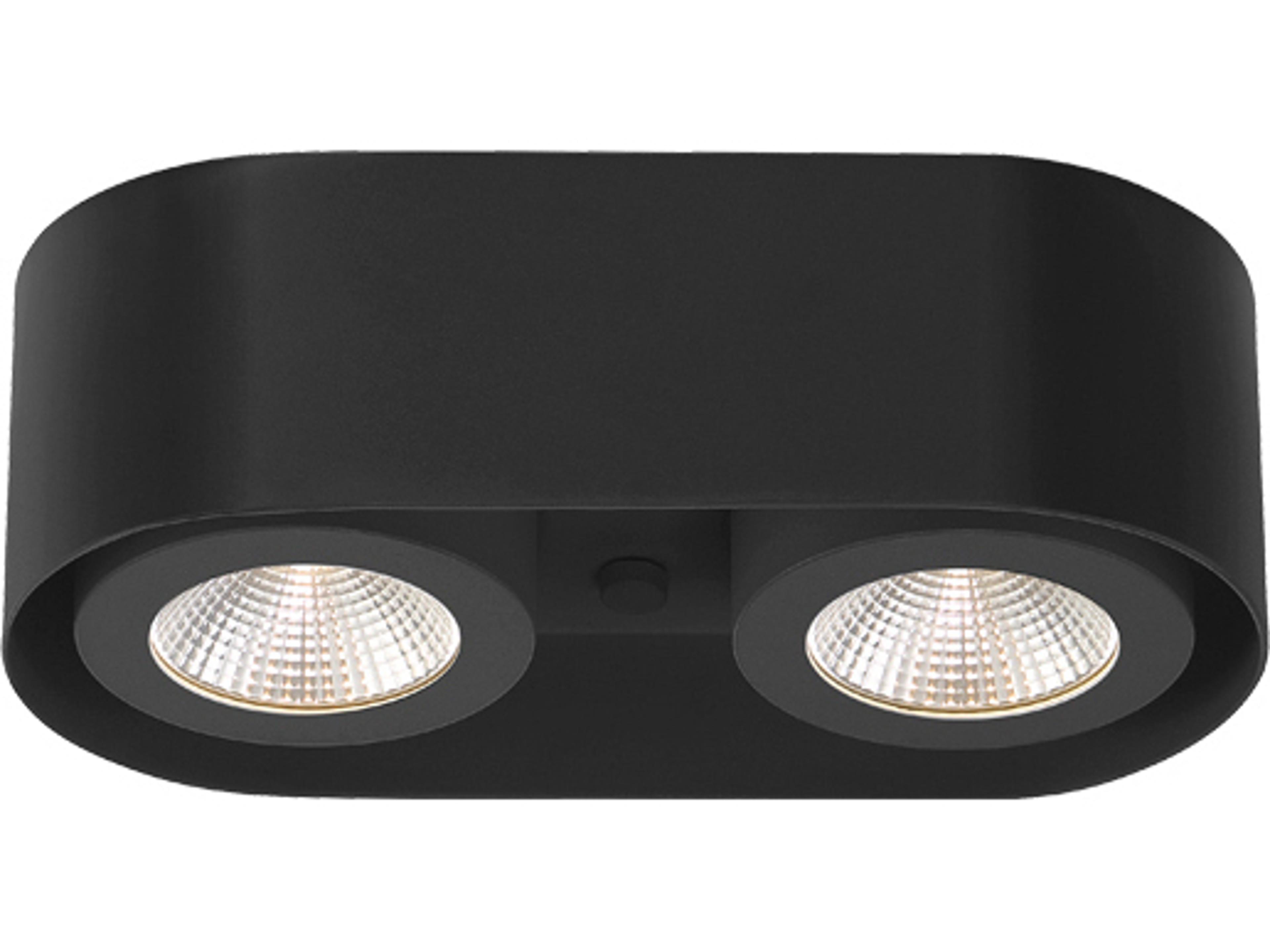 Eurofase Nymark Black Round Flush Mount