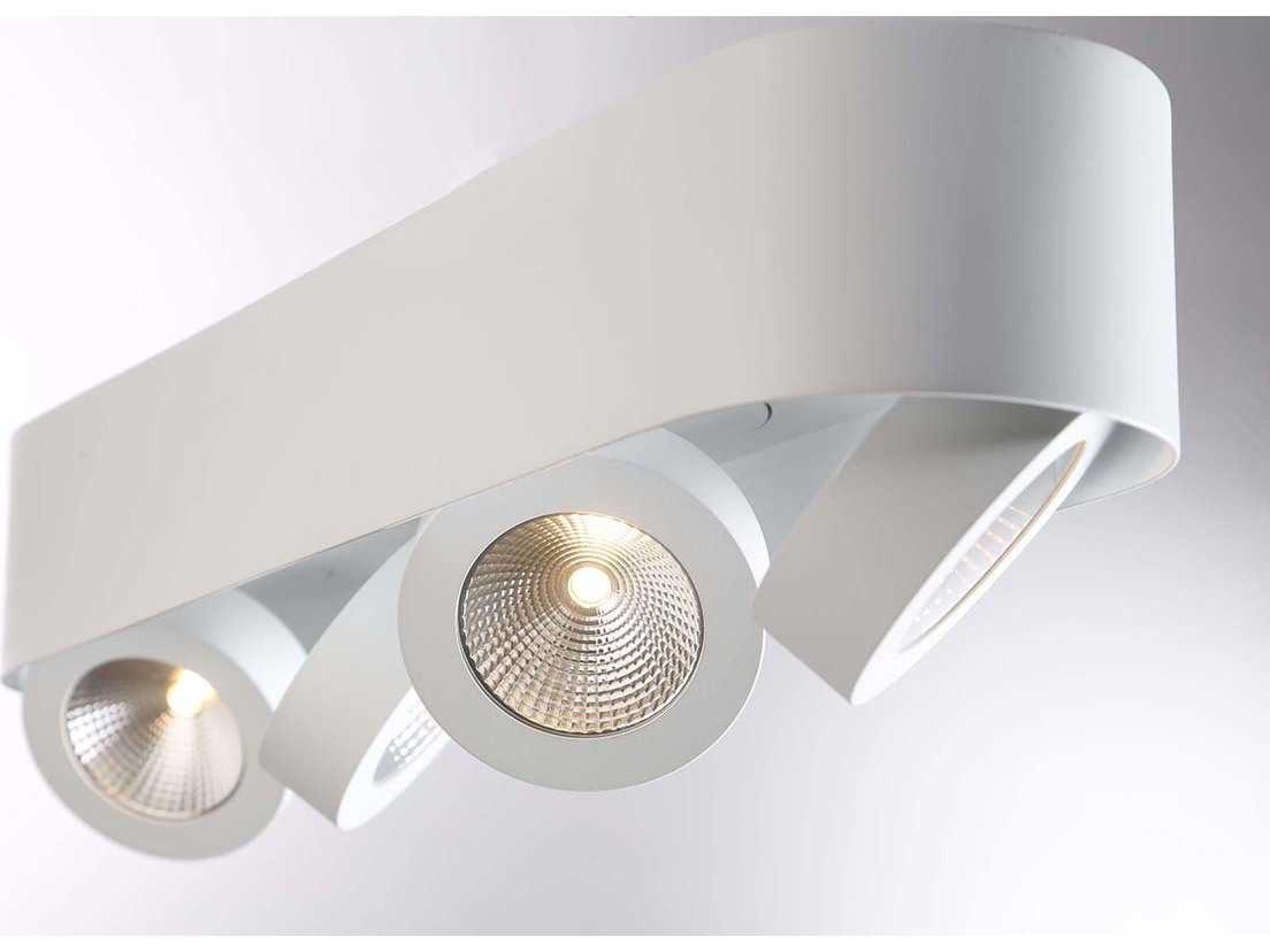 Eurofase Nymark 4-Light White LED Round Flush Mount