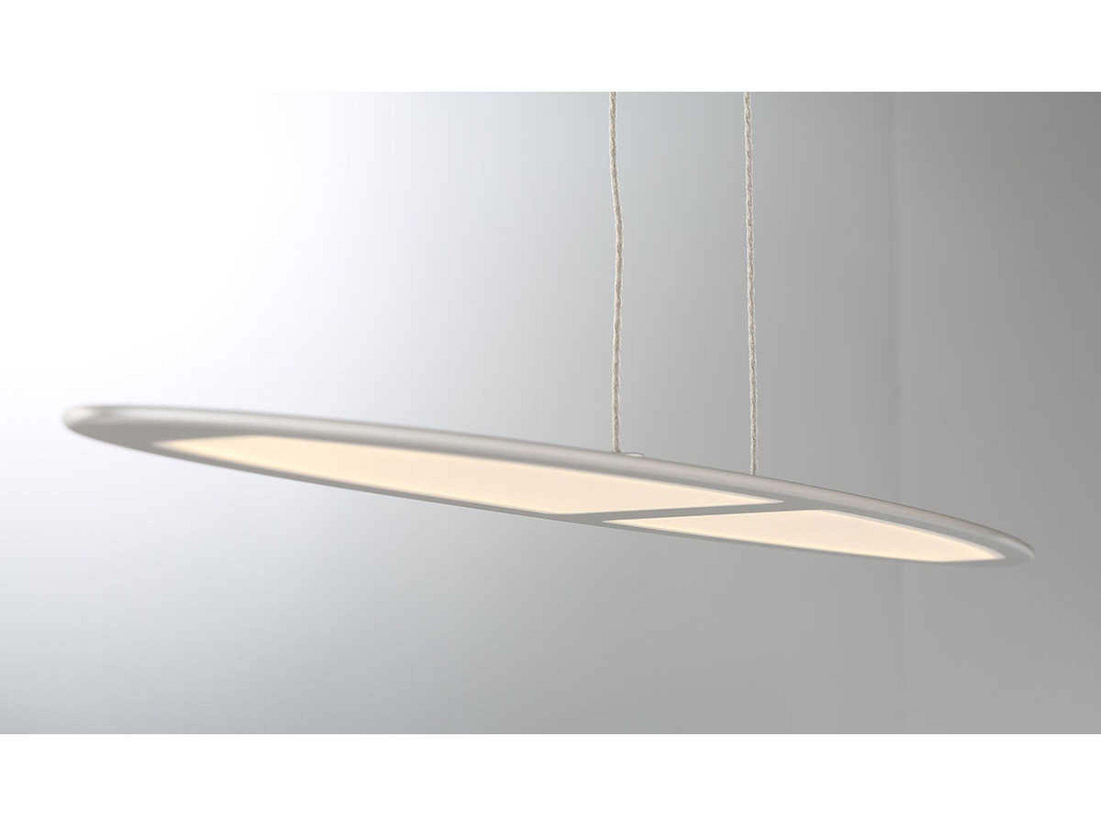 Eurofase Ormont Brushed Nickel LED Linear Island Pendant