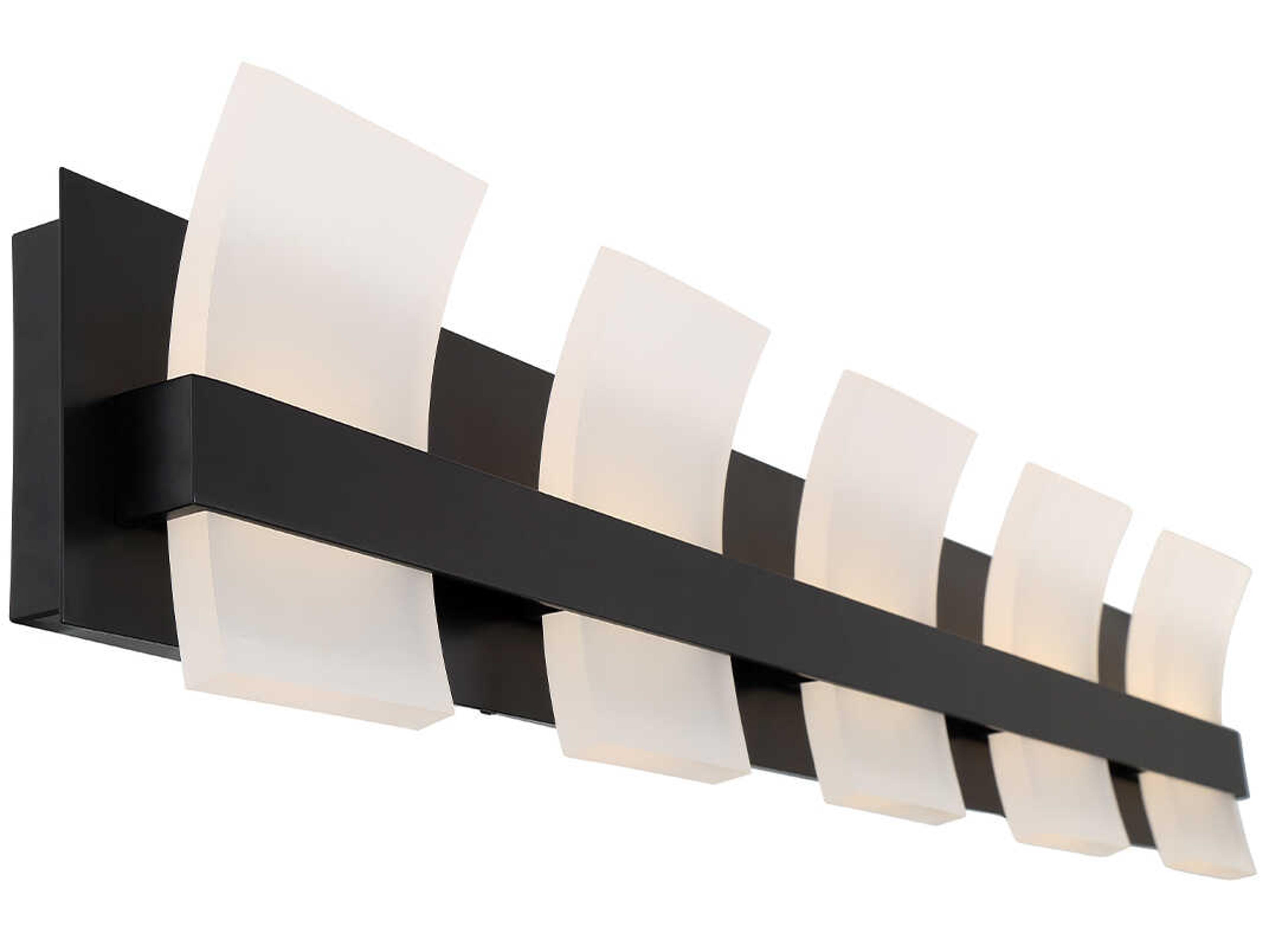 Eurofase Cambridge 5-Light Black LED Vanity Light