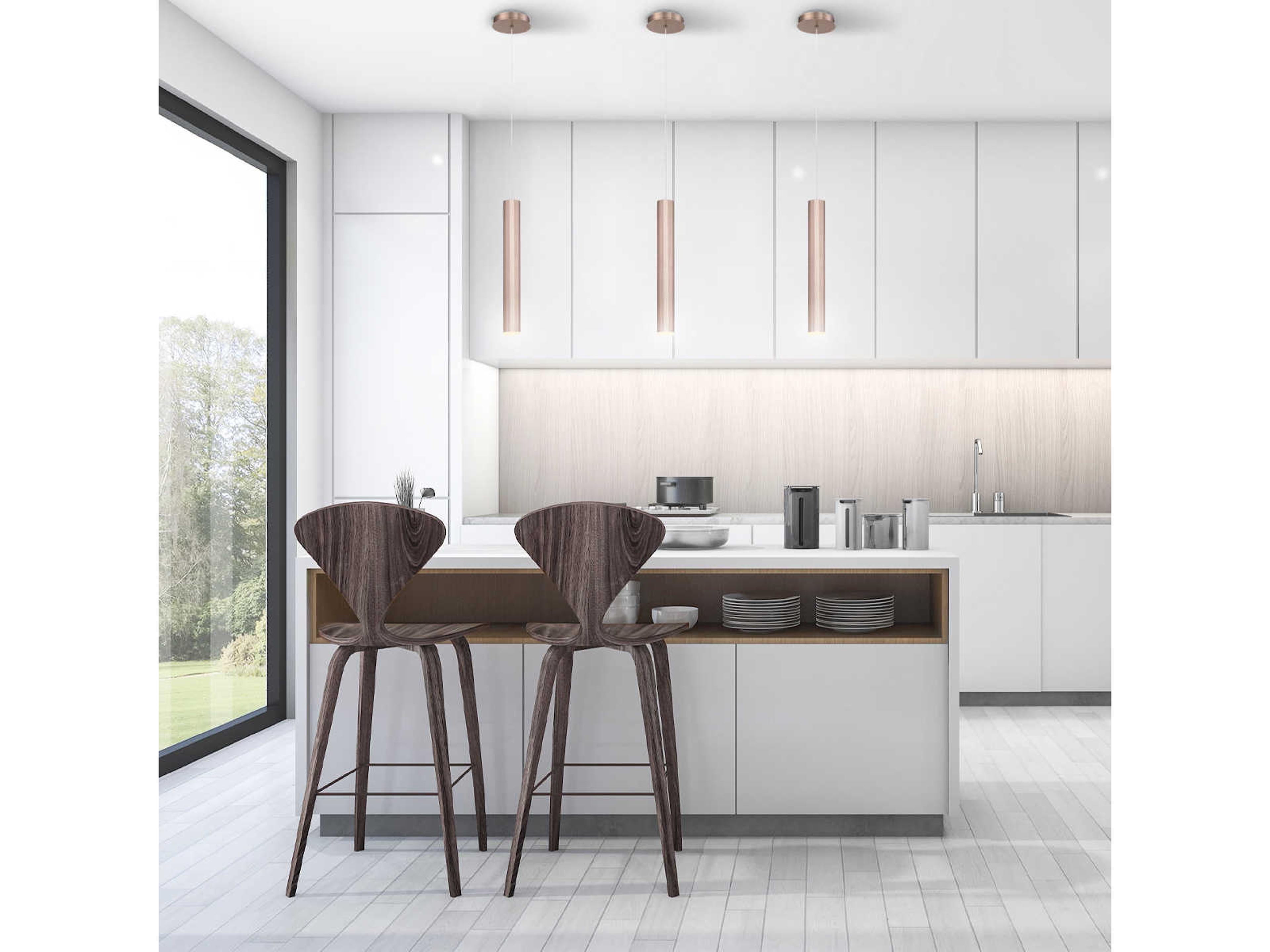 Eurofase Baldwin Champagne Brown LED Cylinder Mini Pendant