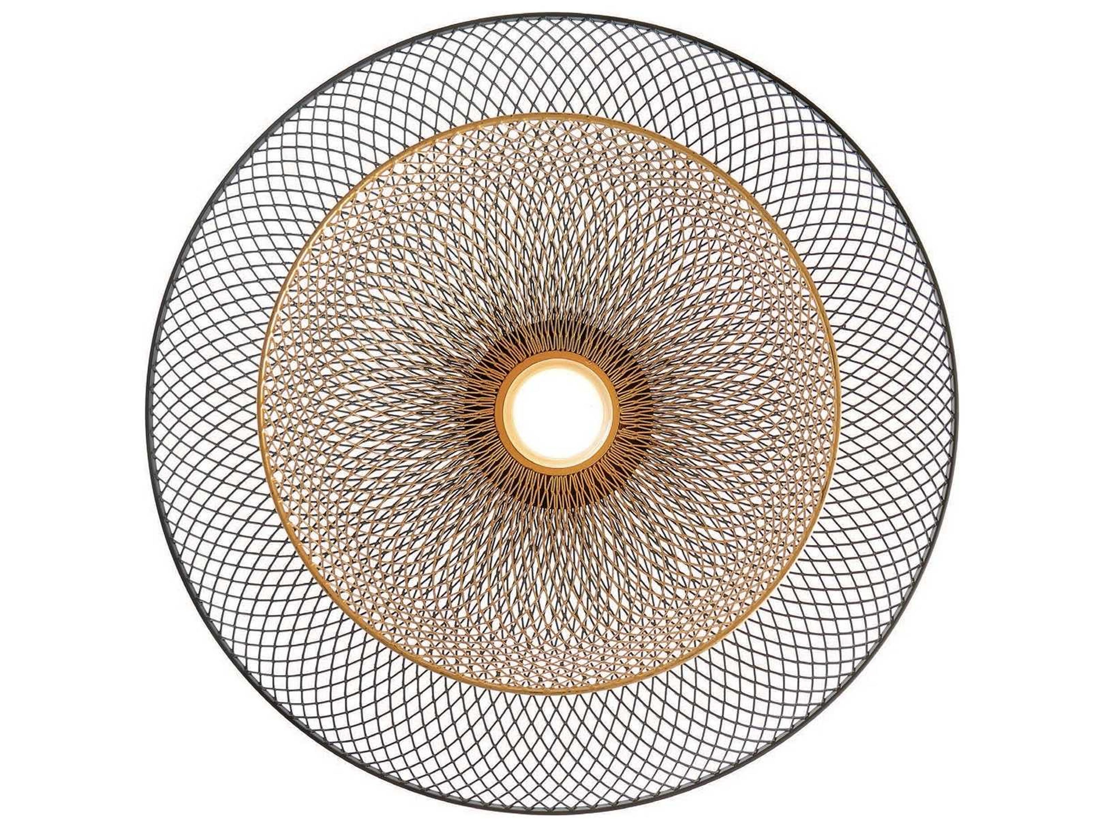 Eurofase Kenmore Black Gold LED Dome Pendant