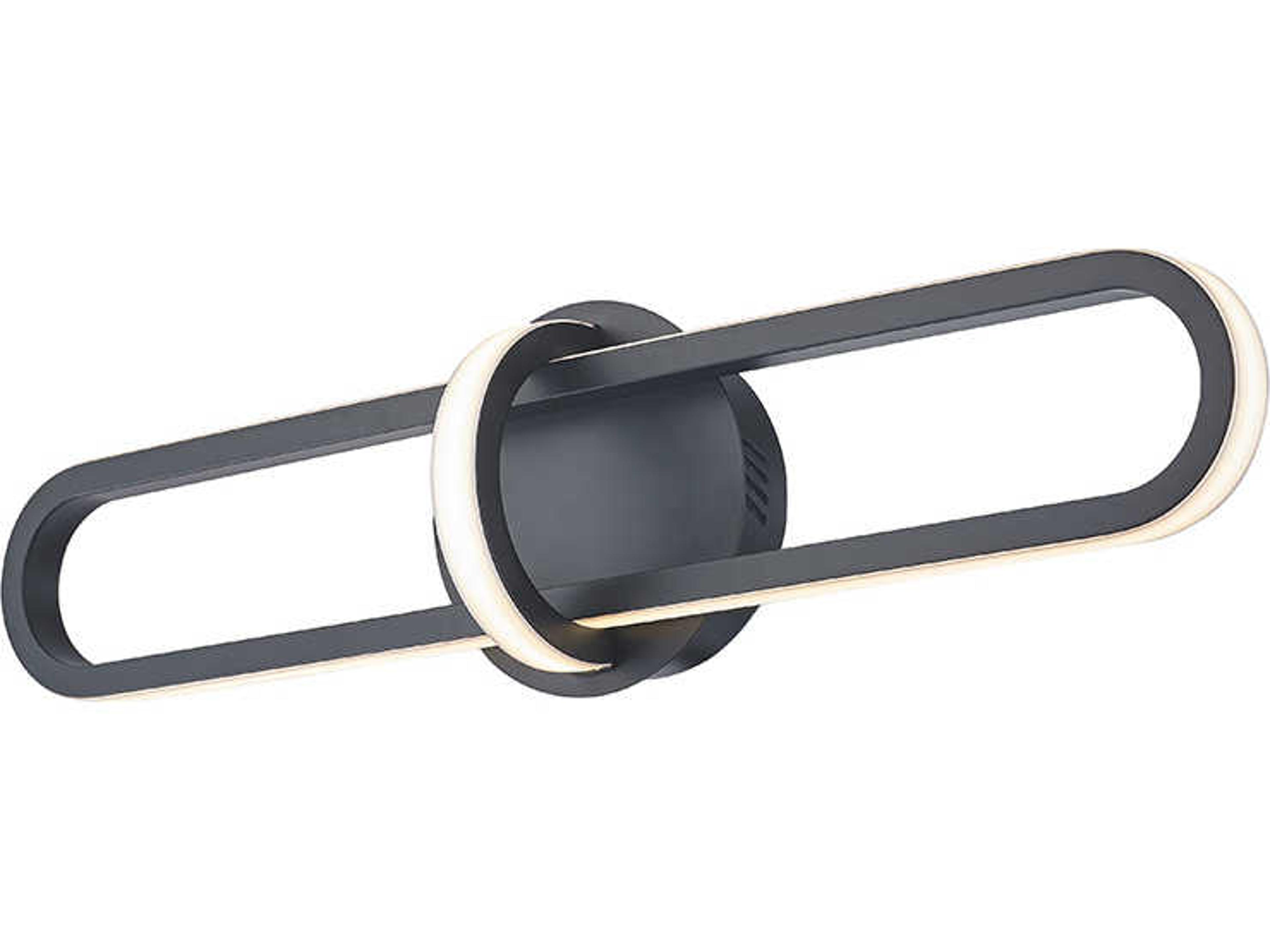 Eurofase Botton Matte Black LED Vanity Light