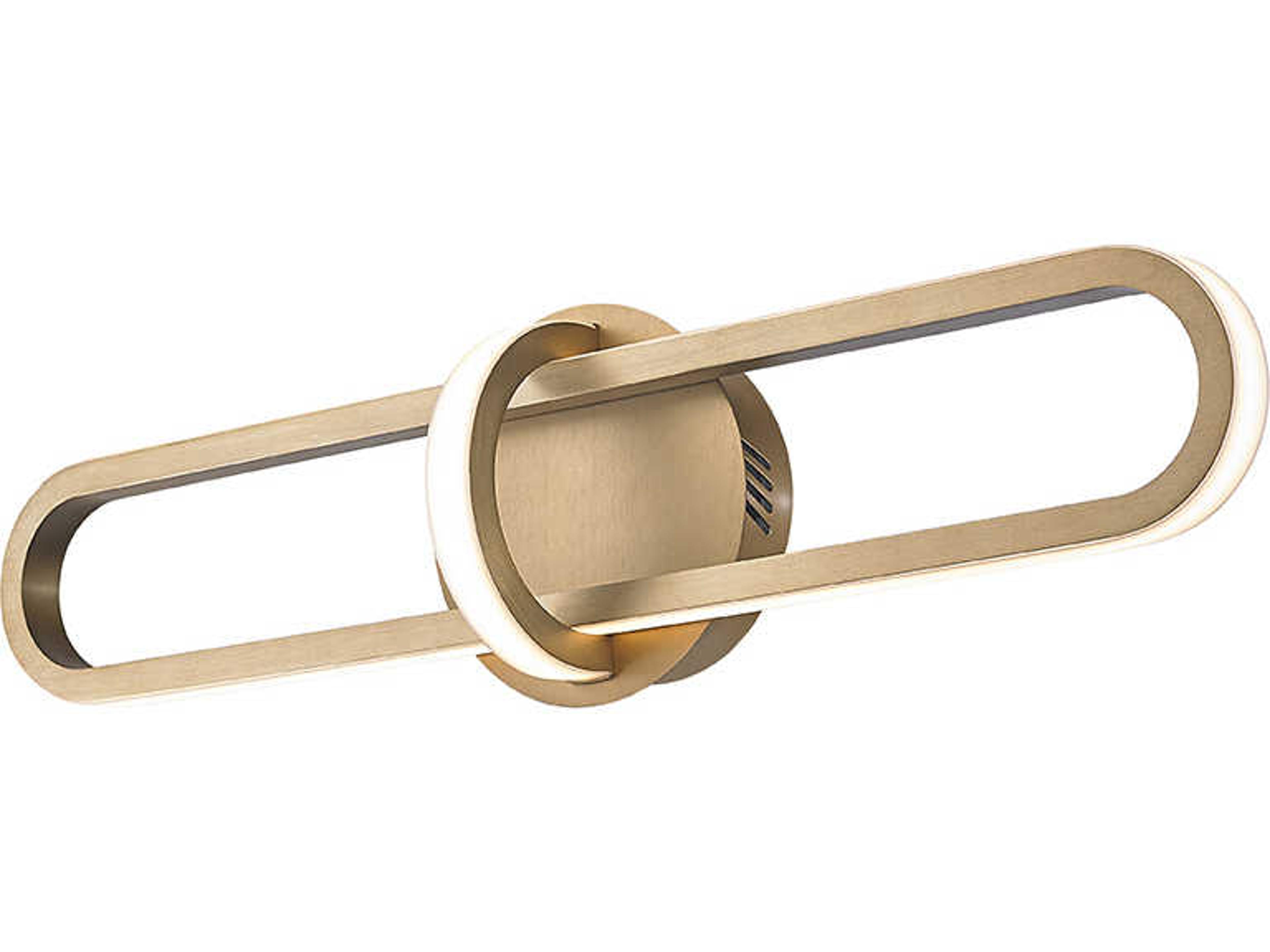 Eurofase Botton Satin Gold LED Vanity Light