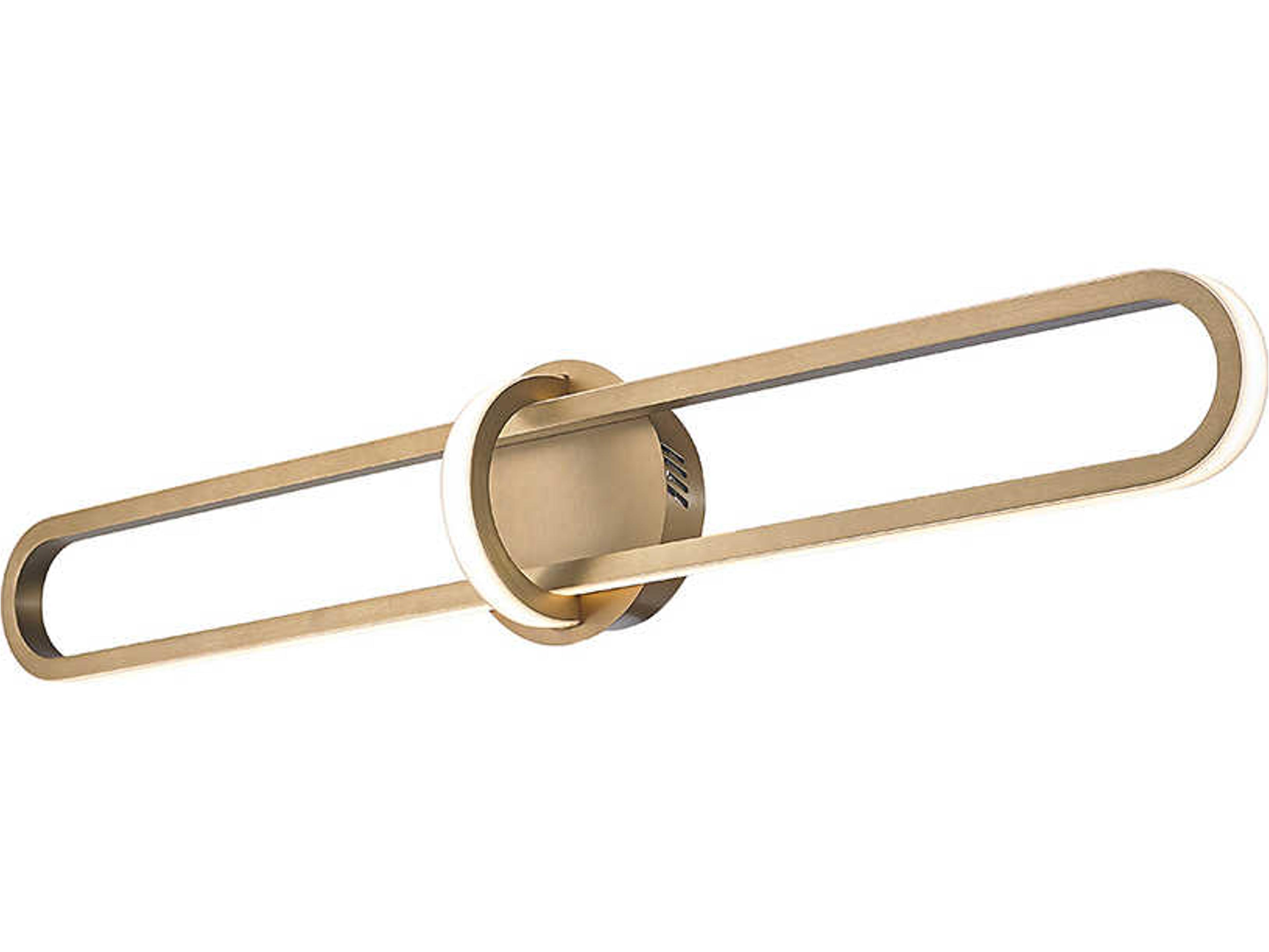 Eurofase Botton Satin Gold LED Vanity Light