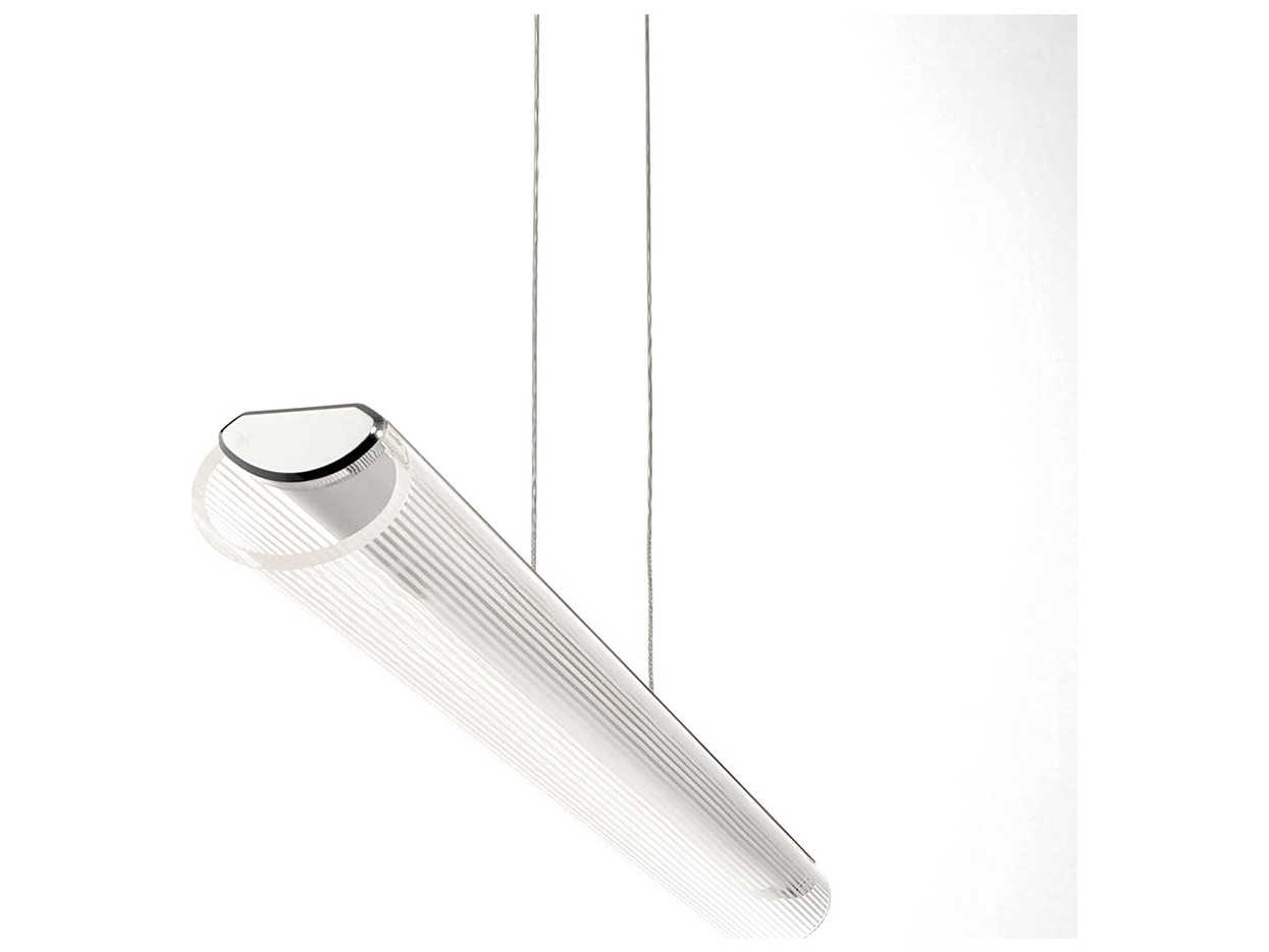 Eurofase Landor 1-Light Chrome LED Linear Island Pendant