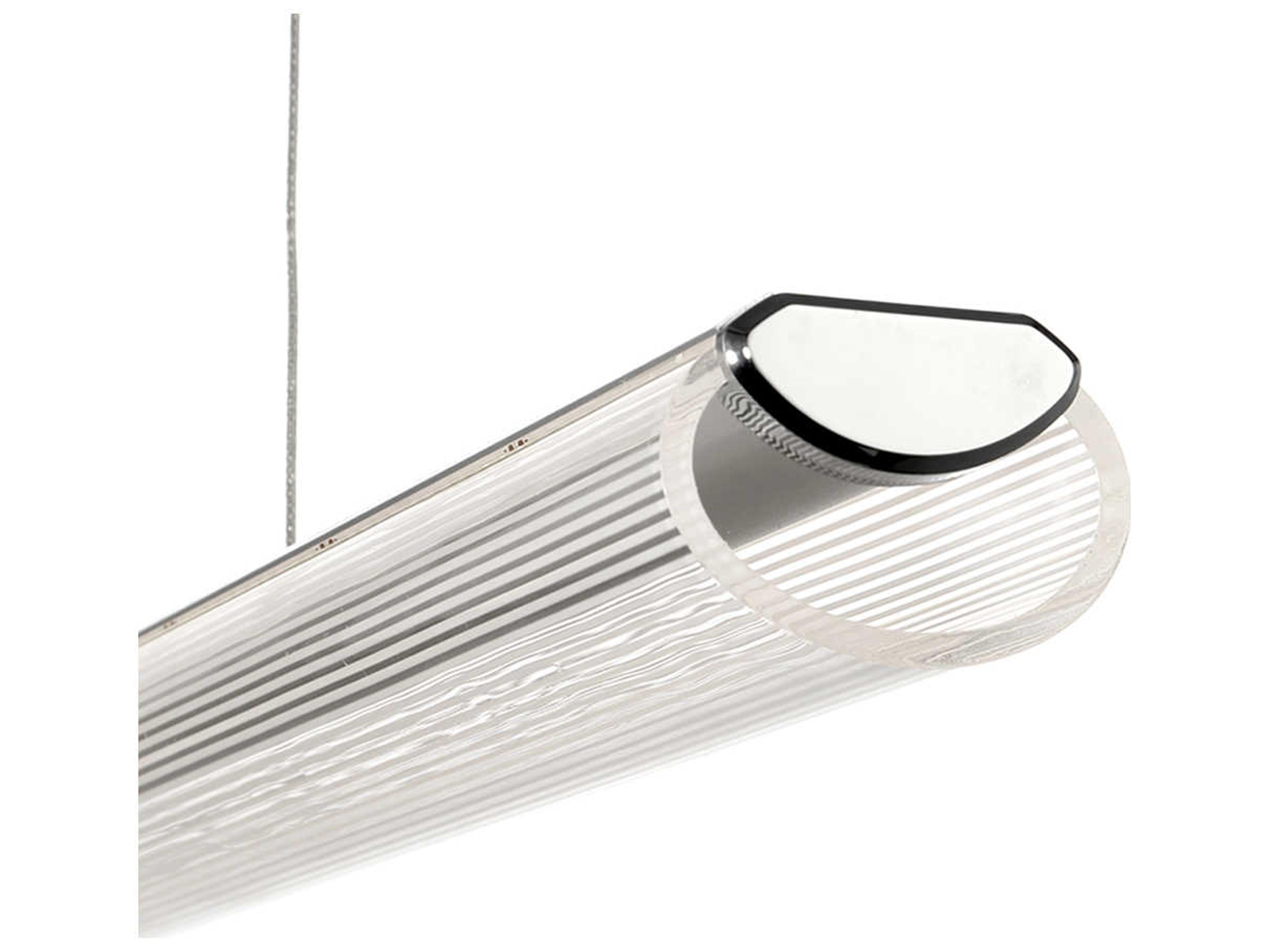 Eurofase Landor 1-Light Chrome LED Linear Island Pendant