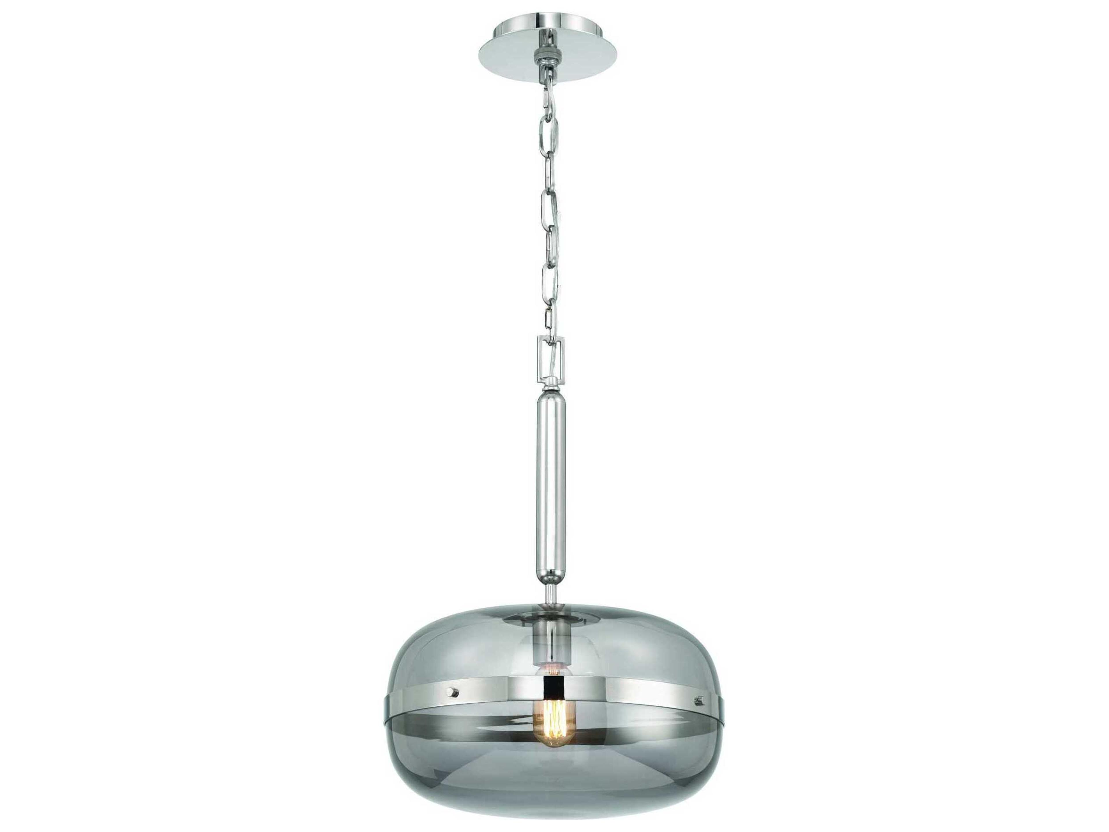Eurofase Nottingham 1-Light Nickel Globe Pendant