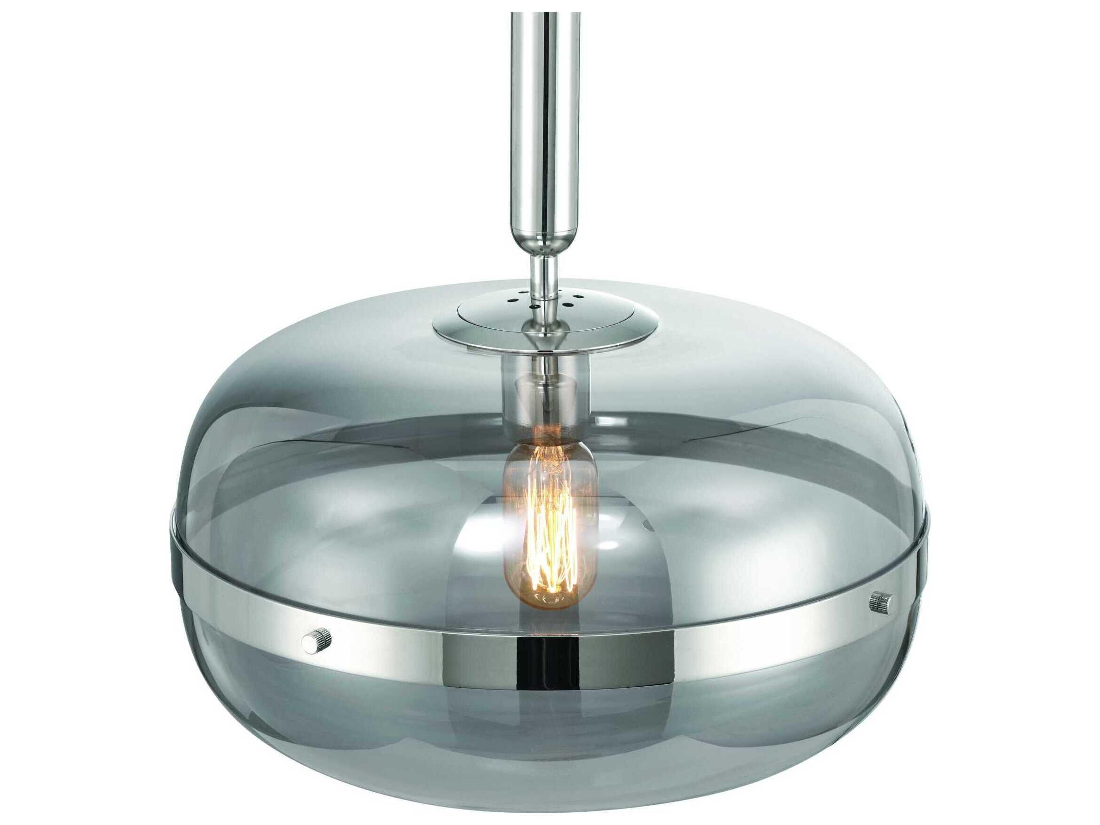 Eurofase Nottingham 1-Light Nickel Globe Pendant