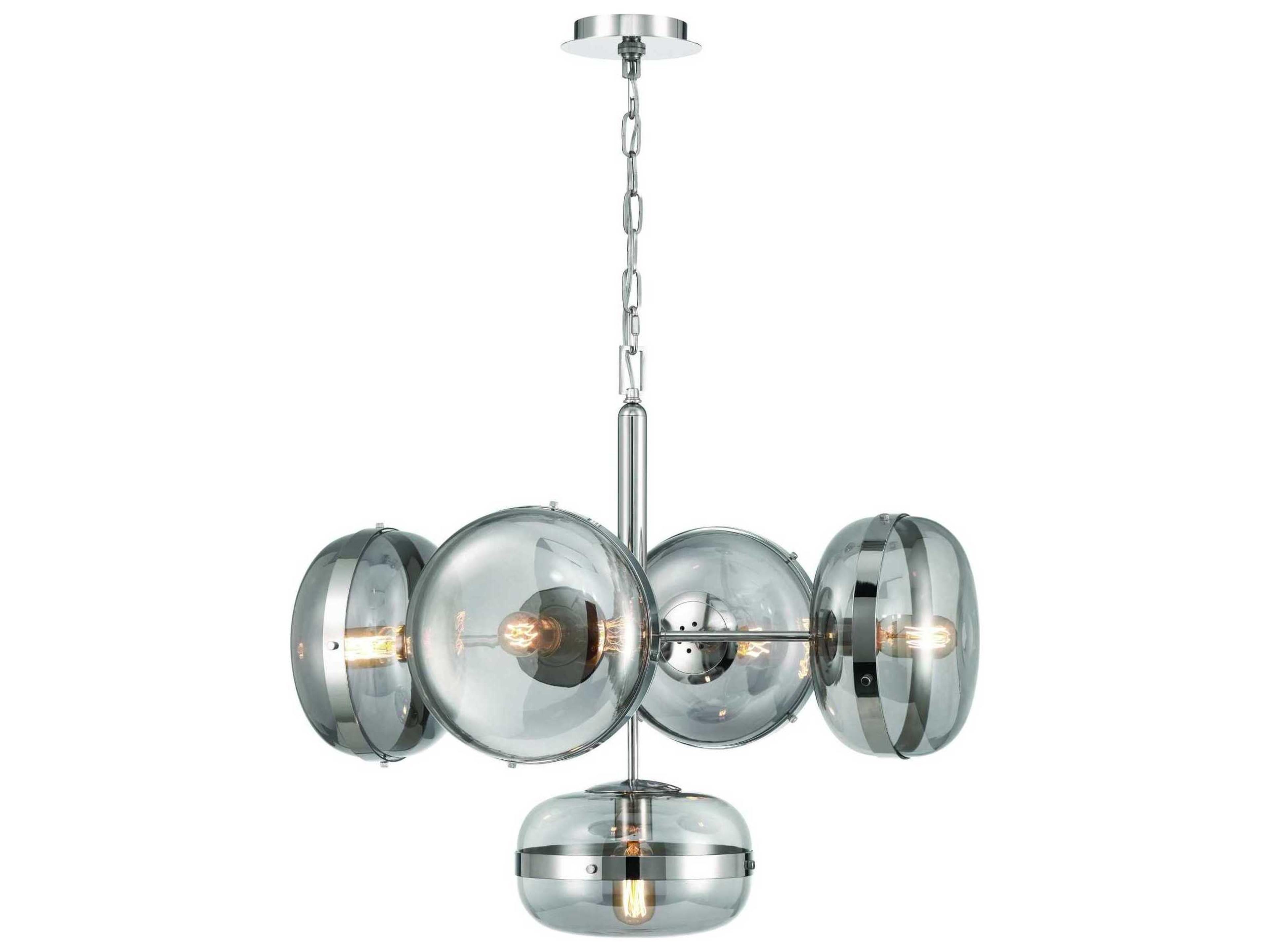 Nottingham 5-Light Nickel Chandelier