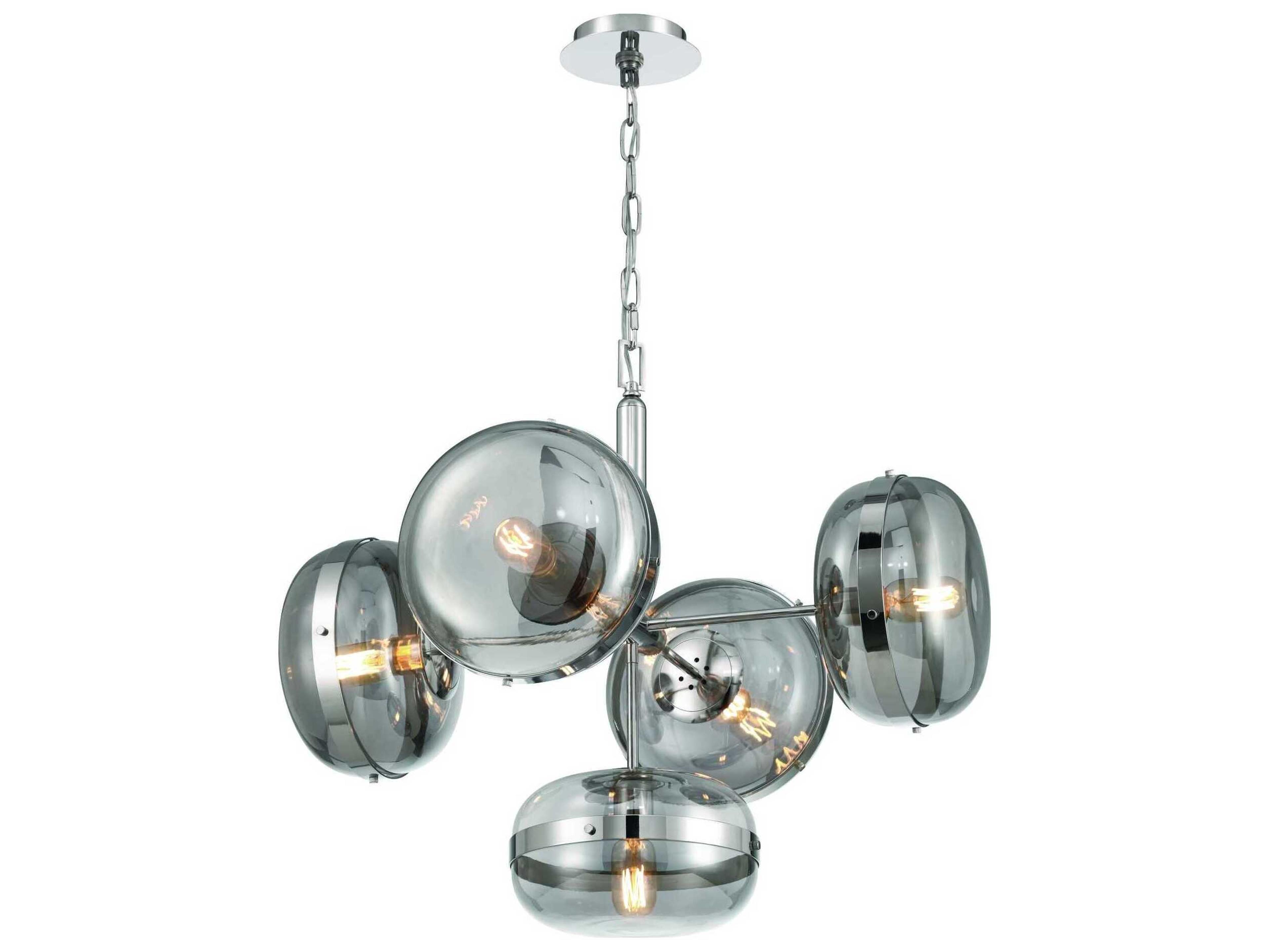 Eurofase Nottingham 5-Light Nickel Chandelier