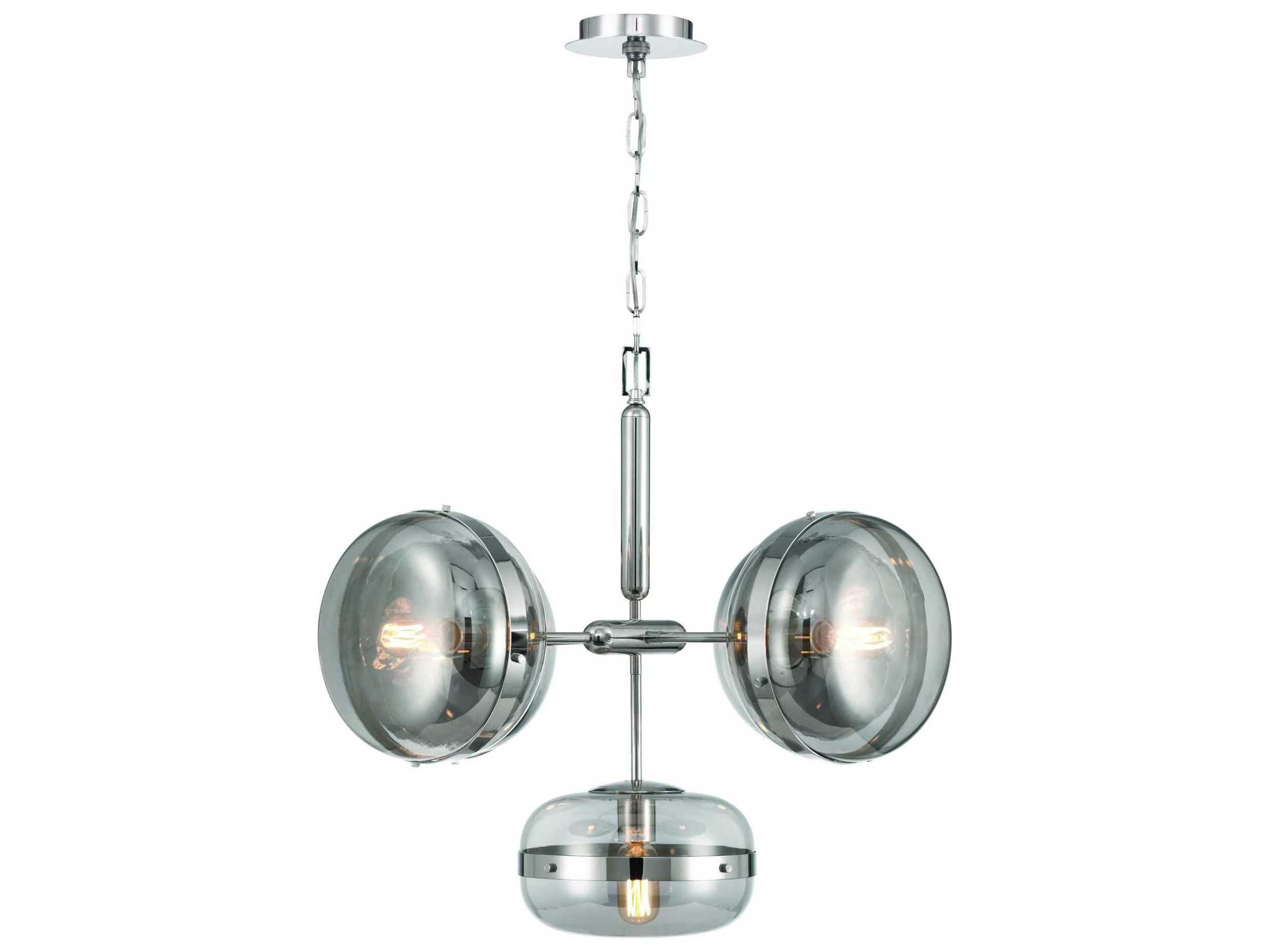 Eurofase Nottingham 5-Light Nickel Chandelier