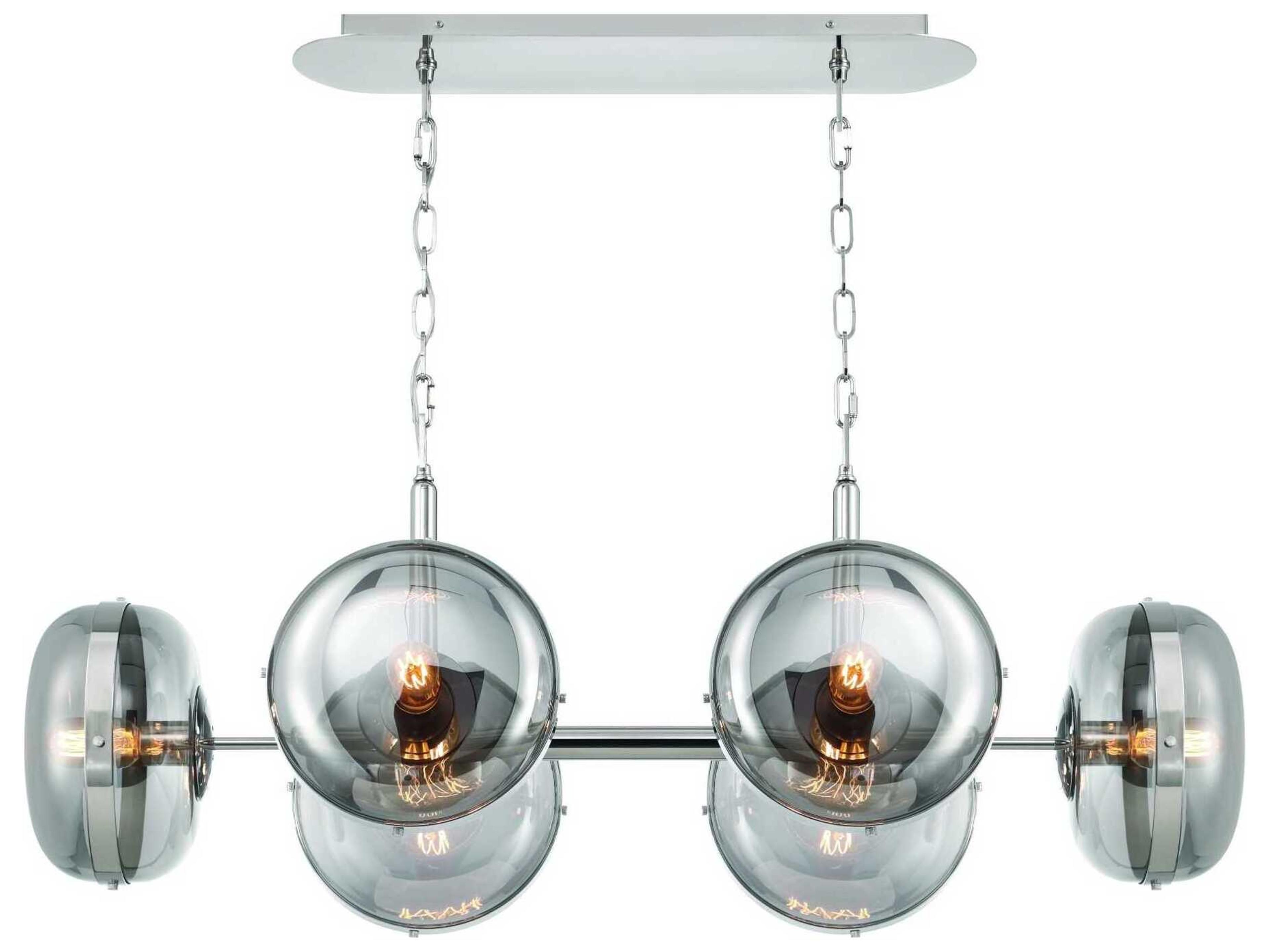 Eurofase Nottingham 6-Light Nickel Island Pendant