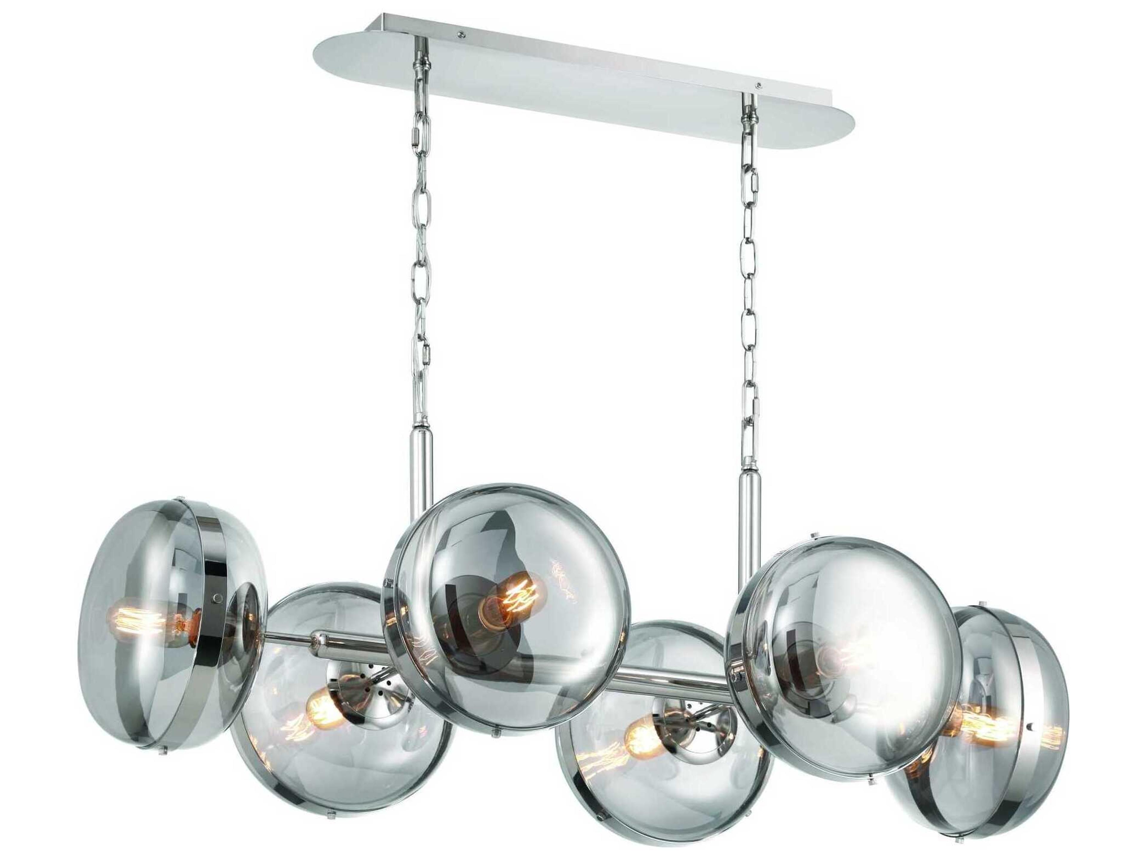 Eurofase Nottingham 6-Light Nickel Island Pendant