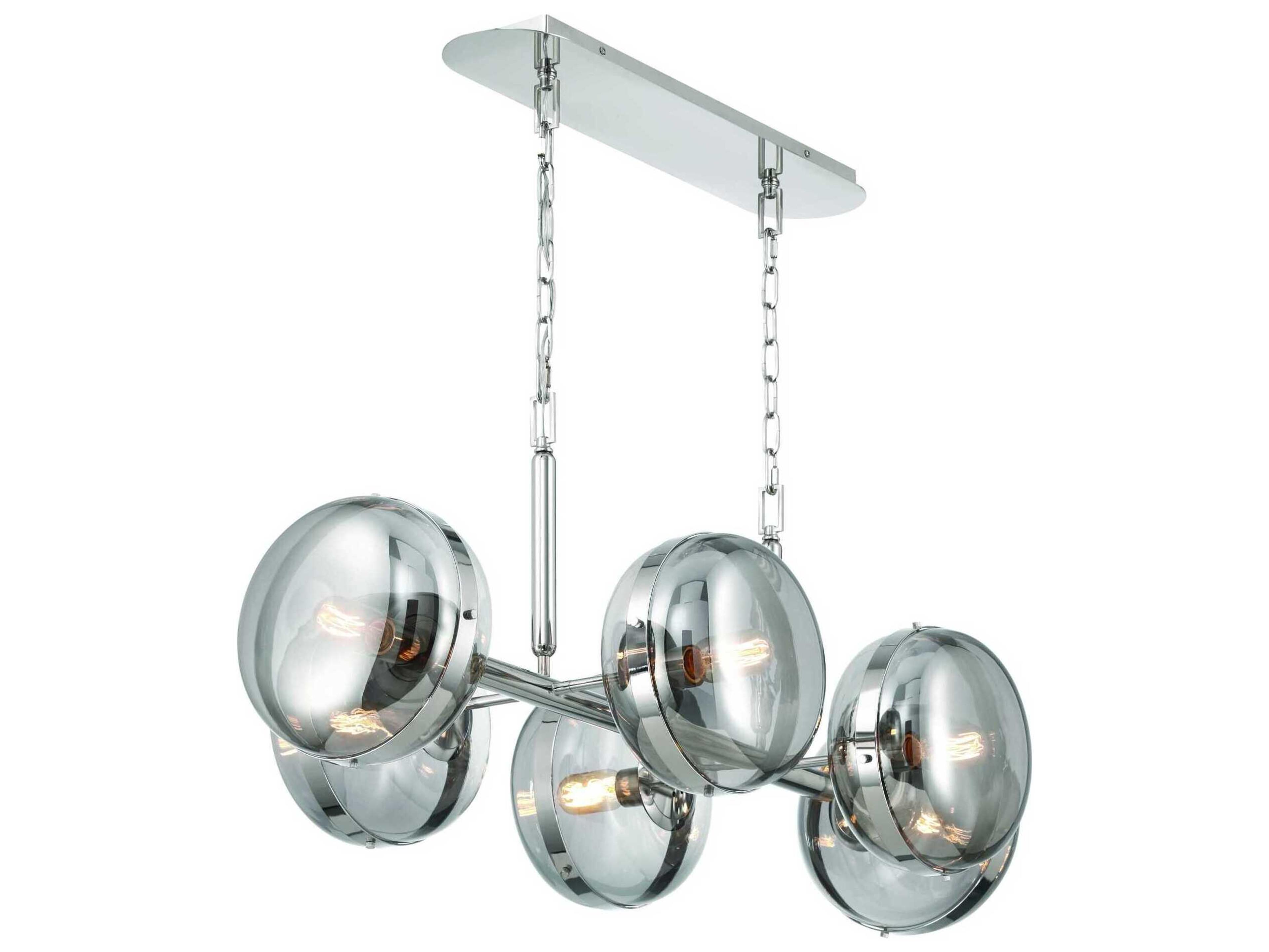 Eurofase Nottingham 6-Light Nickel Island Pendant