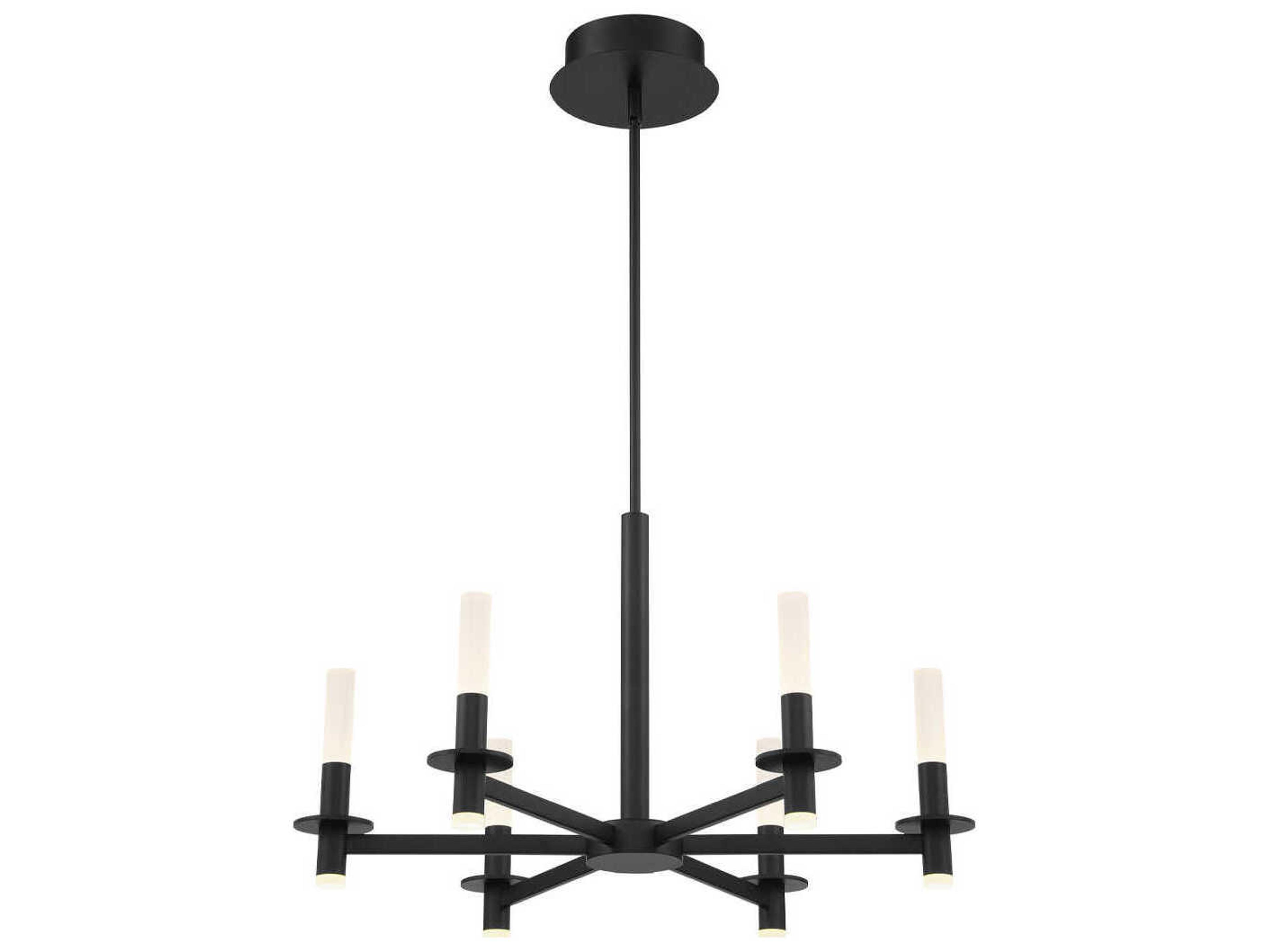 Torna 6-Light Black Candelabra Chandelier
