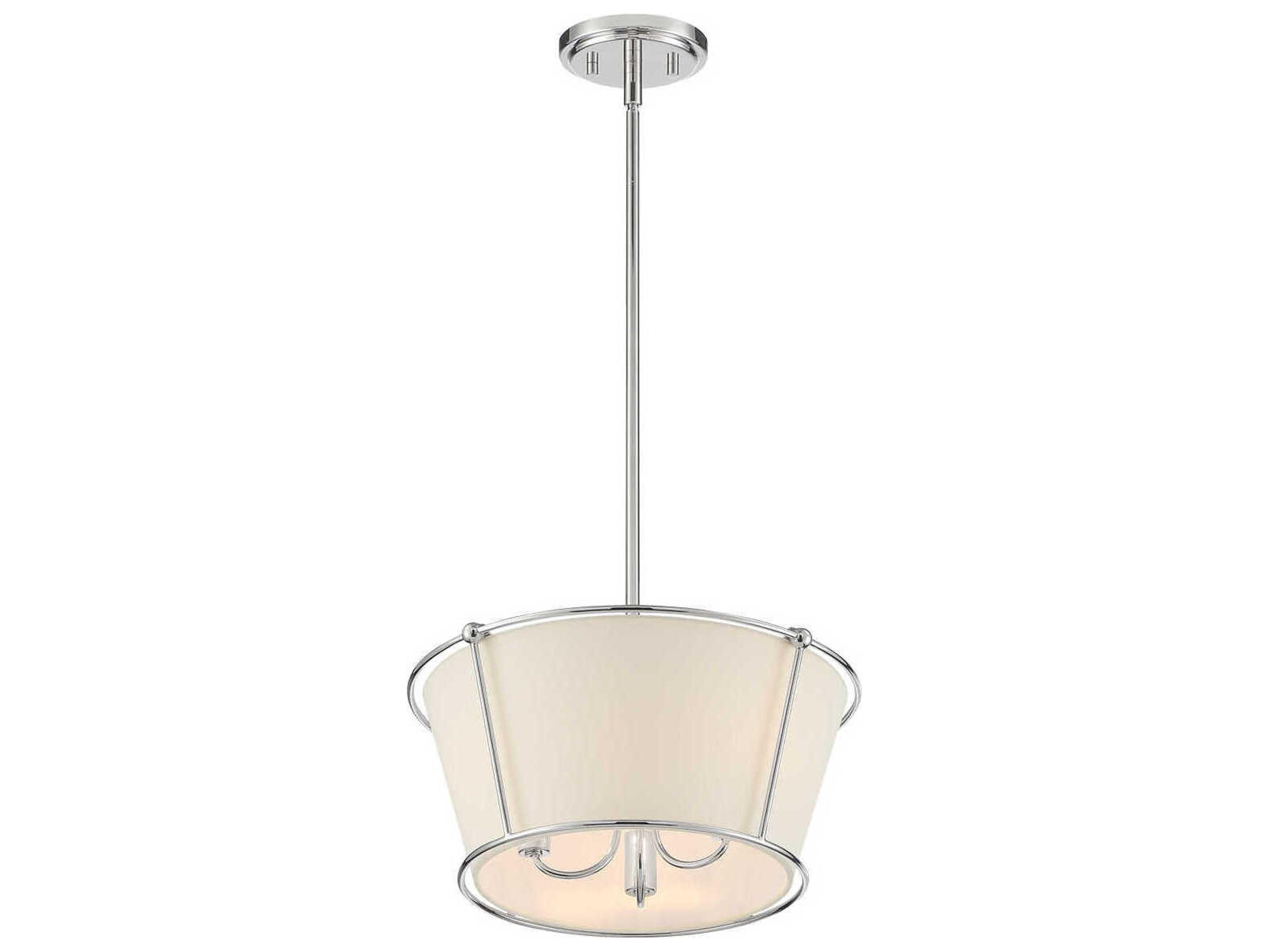Eurofase Pulito 3-Light Nickel Pendant