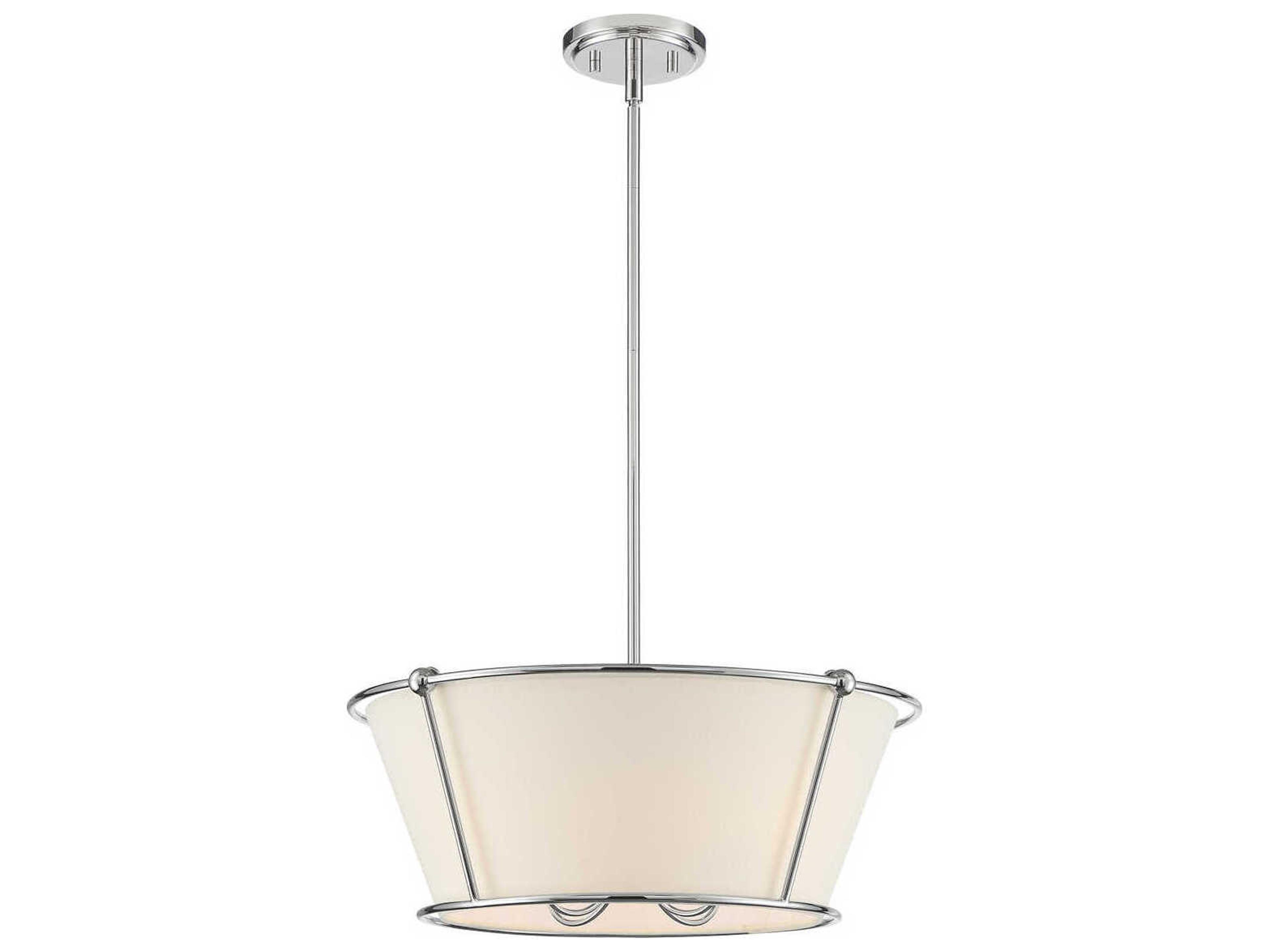 Pulito 4-Light Nickel Pendant