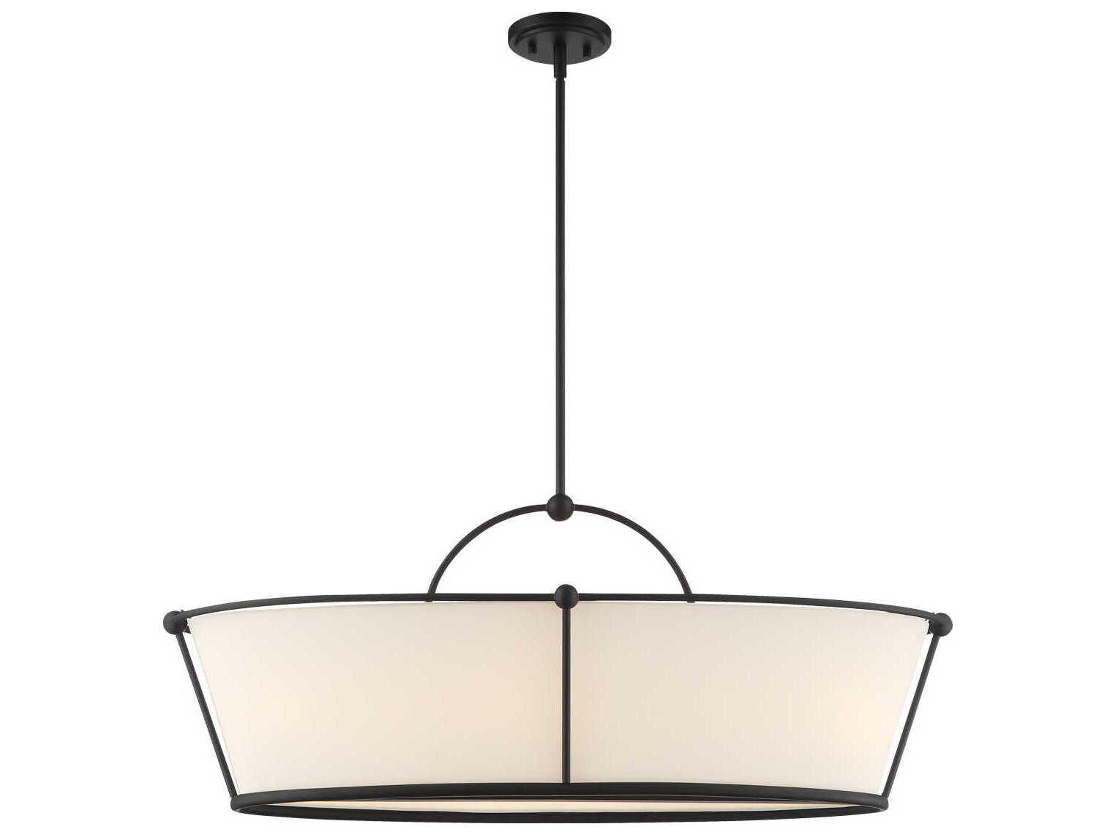 Eurofase Pulito 6-Light Black Island Pendant