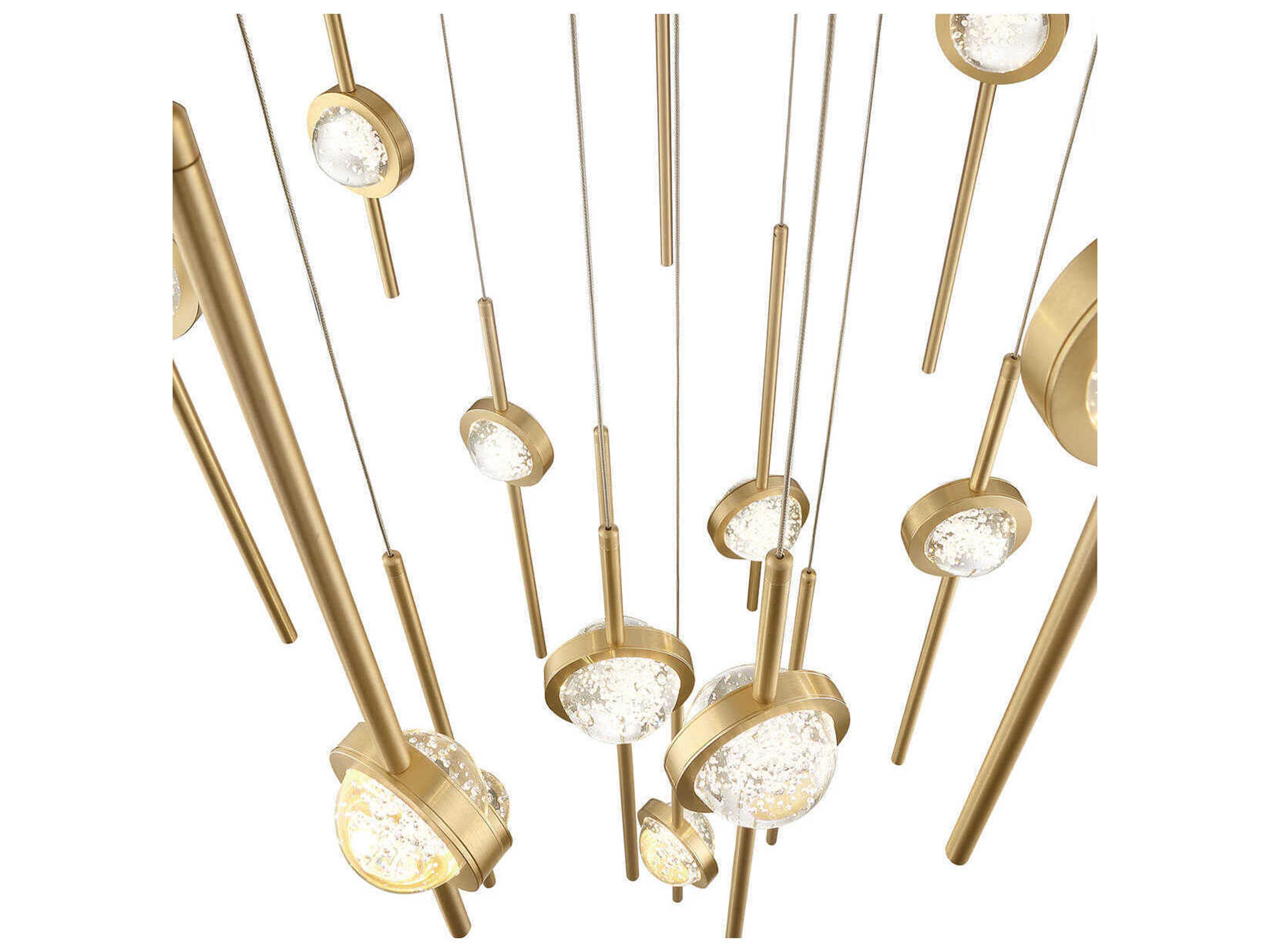 Eurofase Barletta Brass Linear Pendant