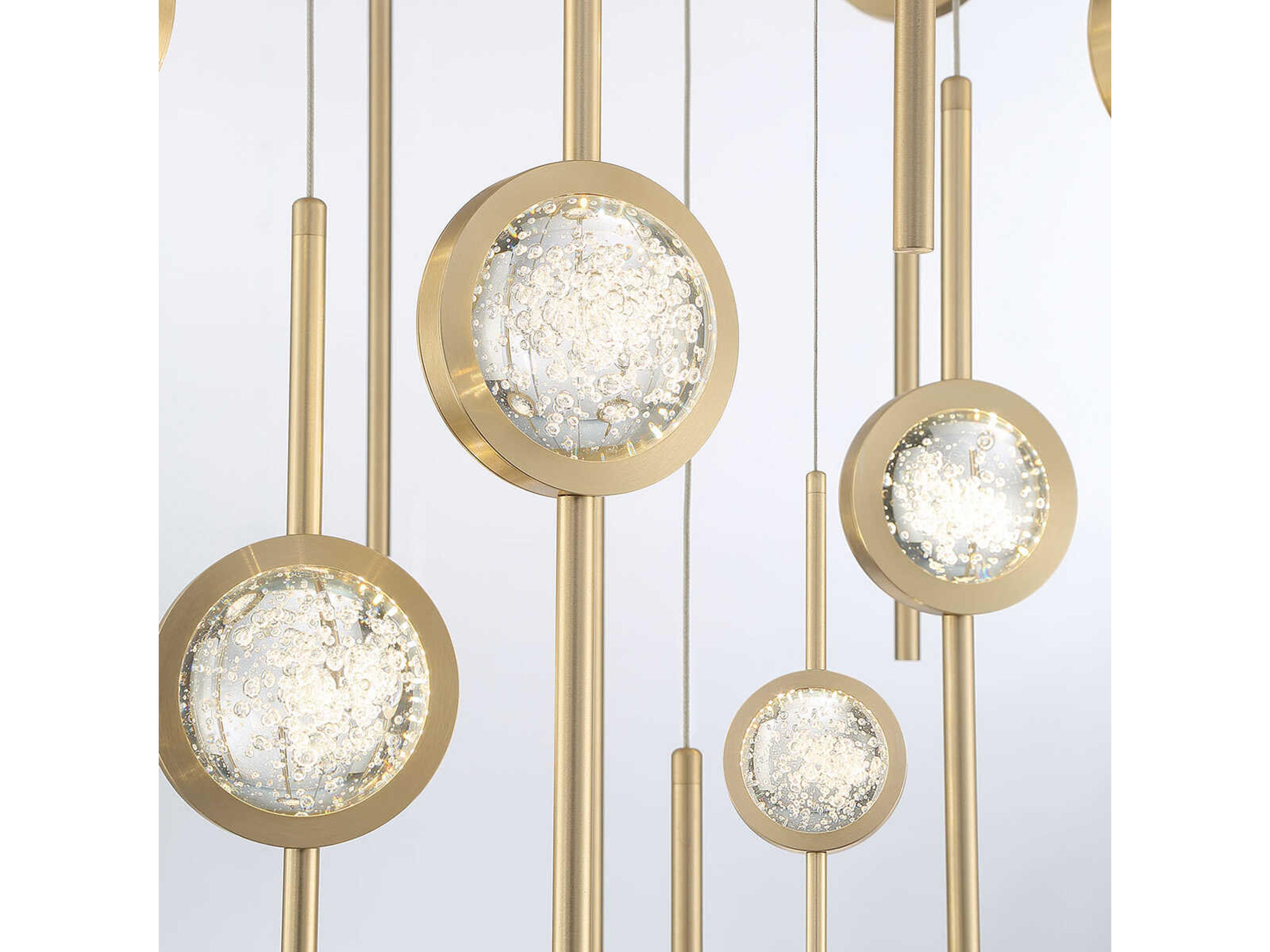 Eurofase Barletta Brass Linear Pendant